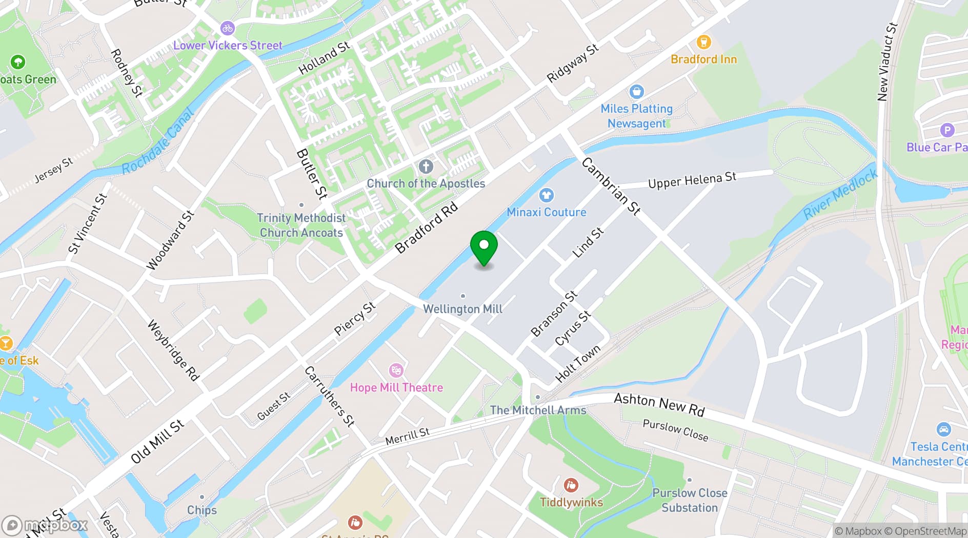 Map showing Unit26A
