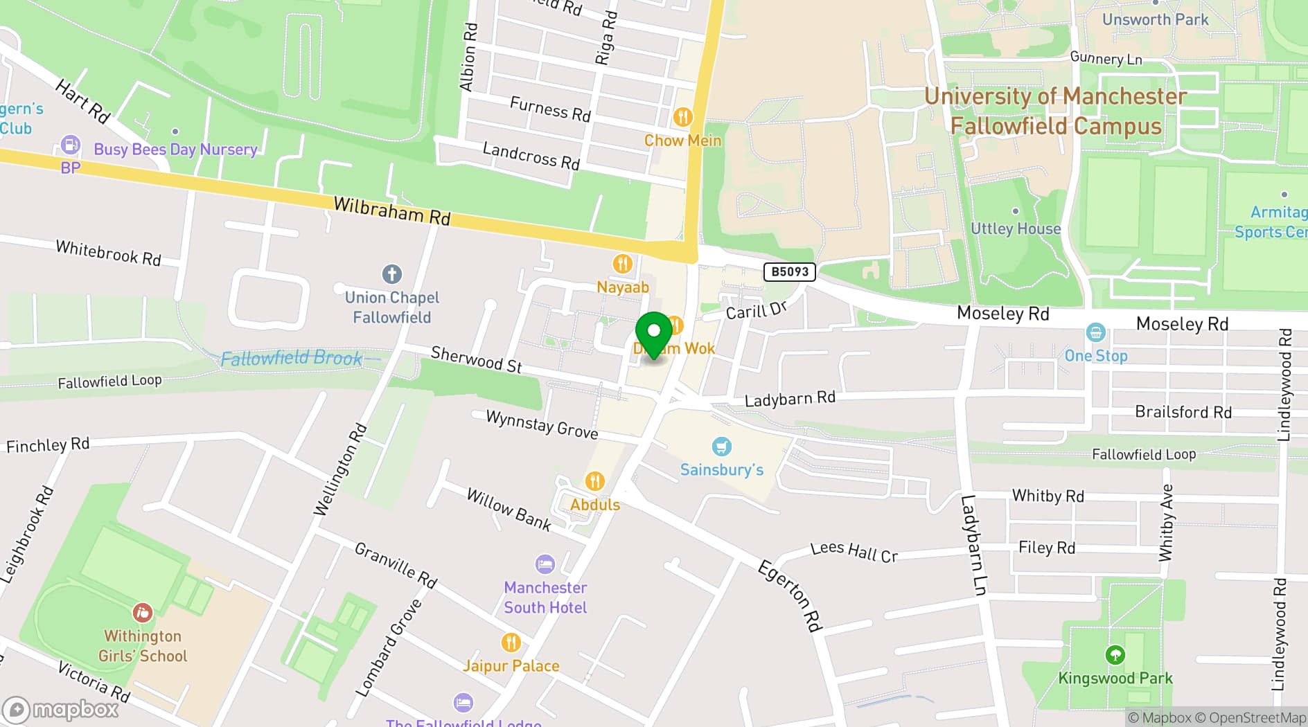 Map showing CREMA DOLCE Coffee & Desserts