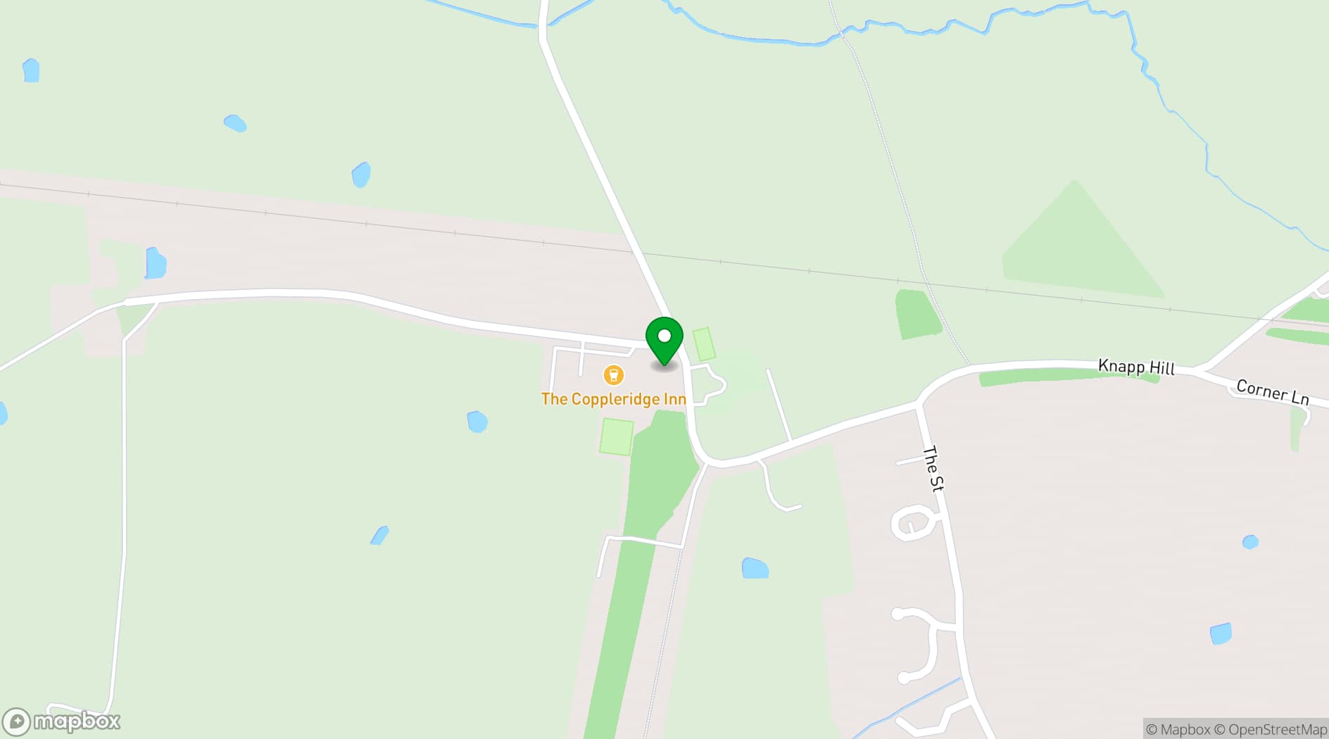 Map showing The Coppleridge Inn