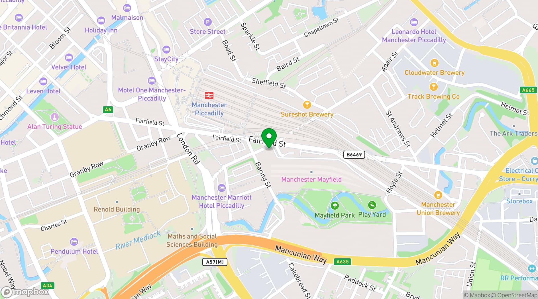 Map showing SUPERMASSIVE