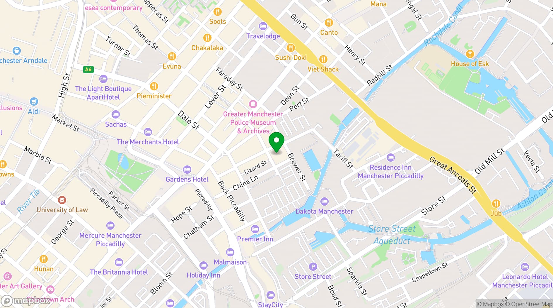 Map showing Outset Studio