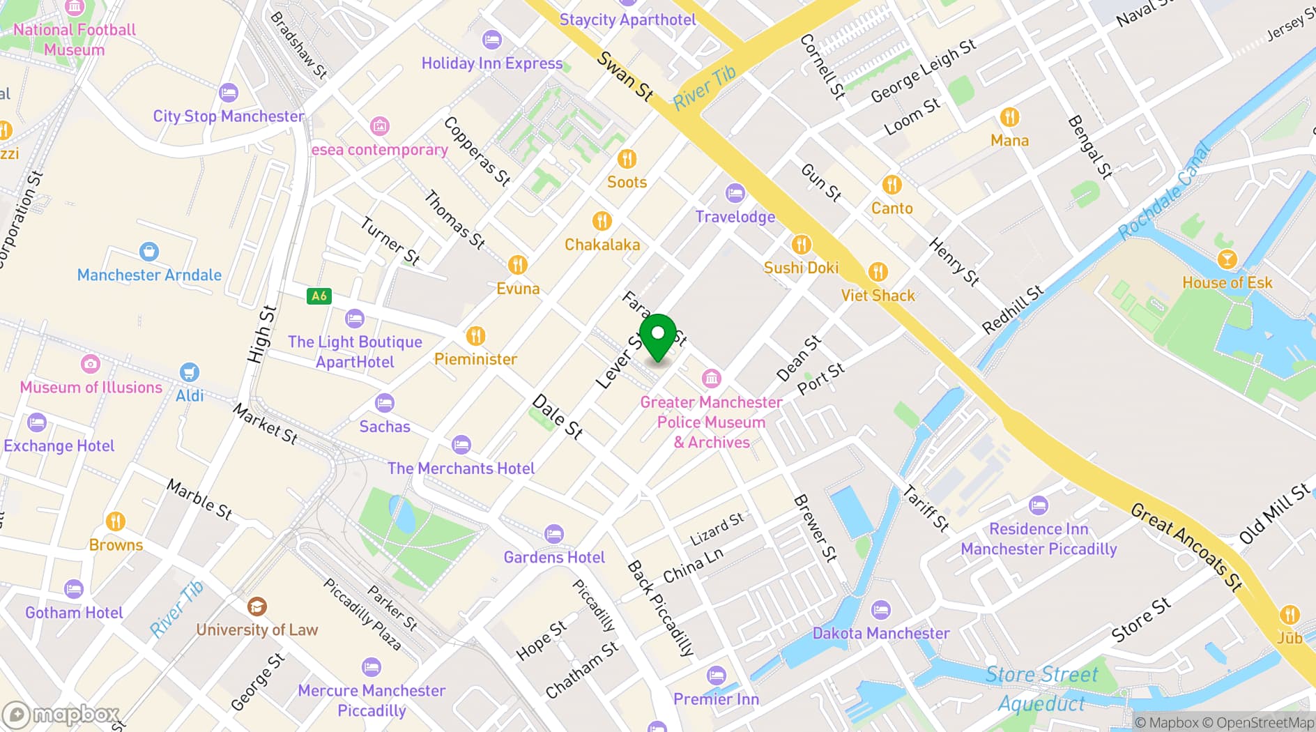 Map showing Kraak Gallery