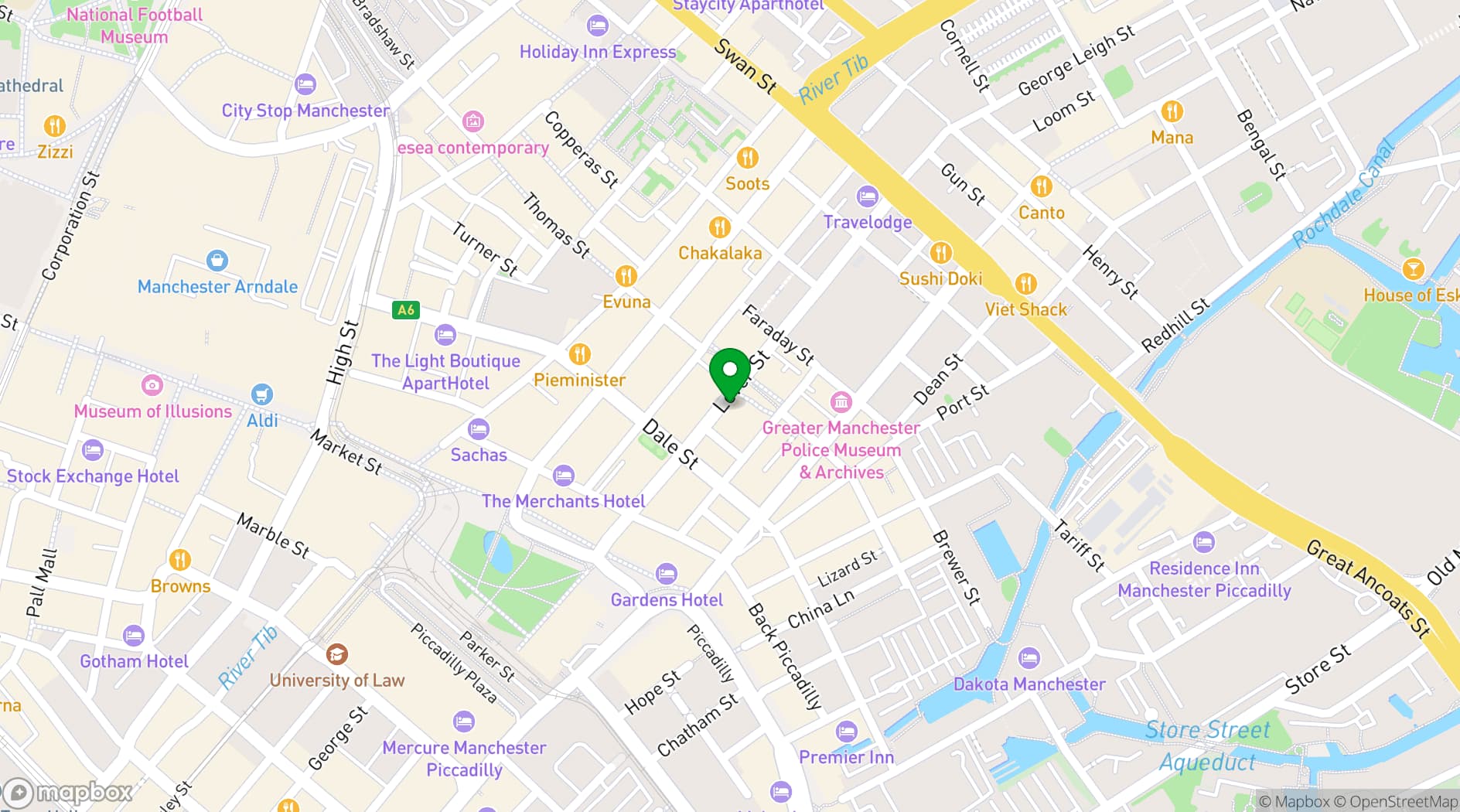 Map showing Hyper Island Studio