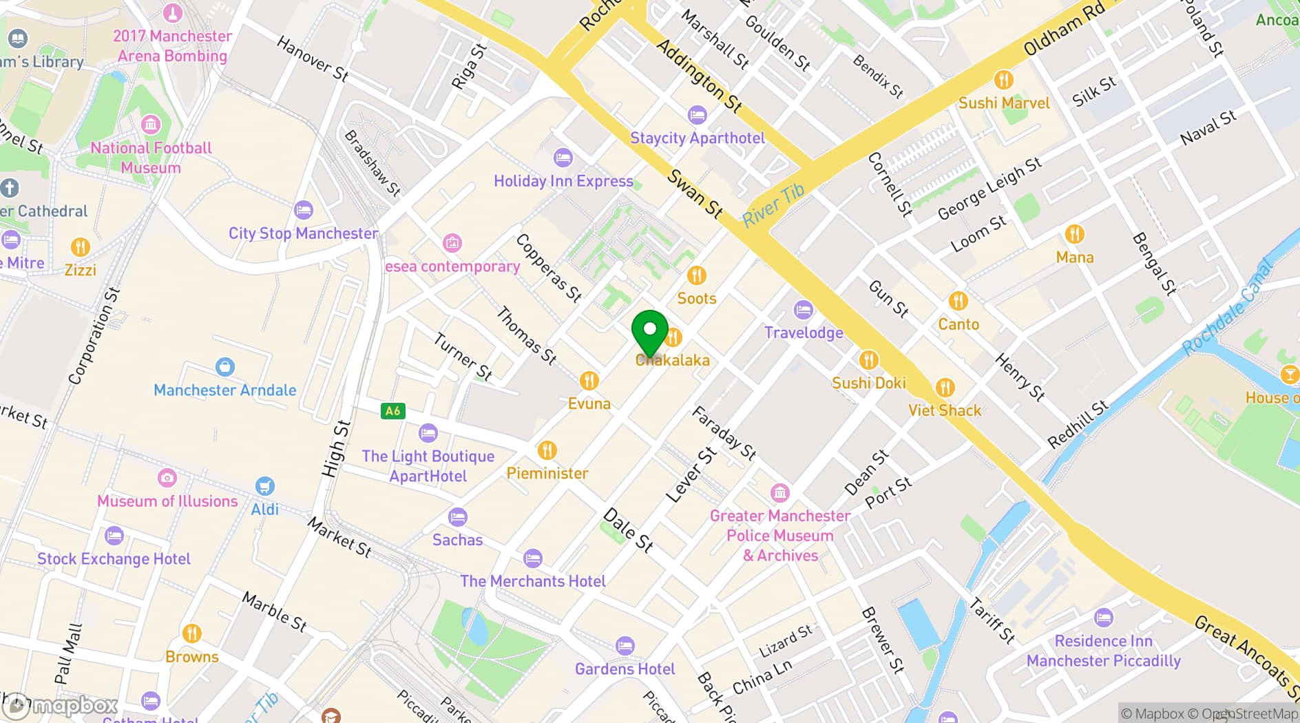 Map showing Behind Closed Doors