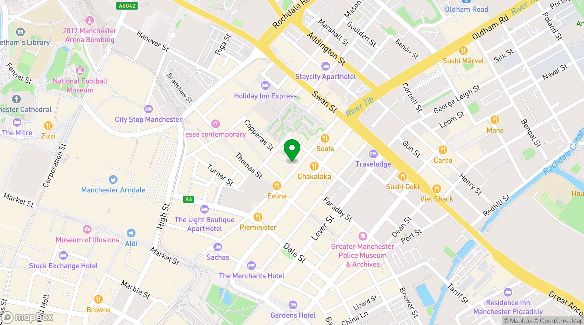 Map showing Cord 