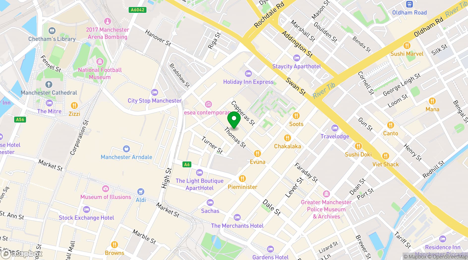 Map showing Cane and Grain