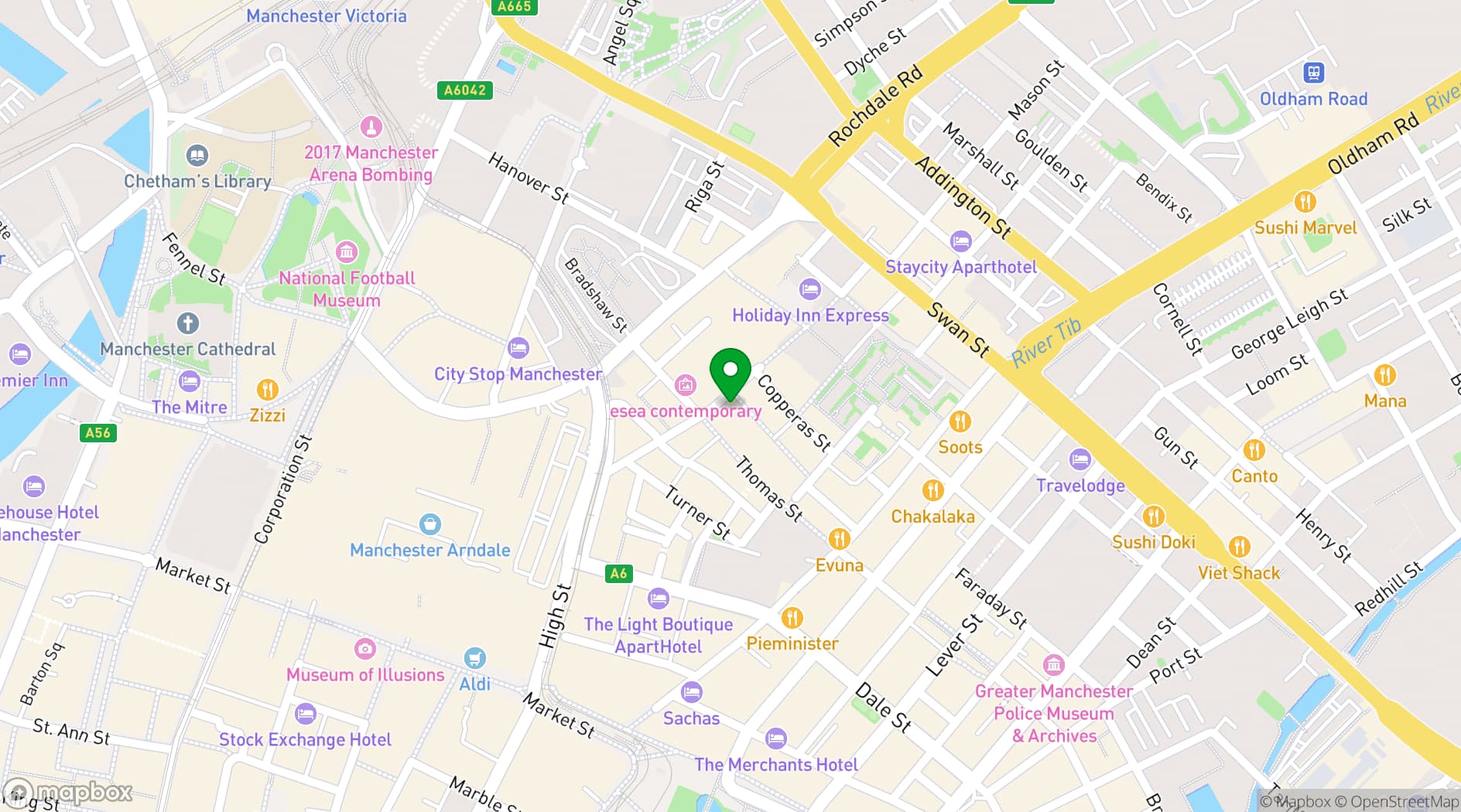 Map showing Convenience Store
