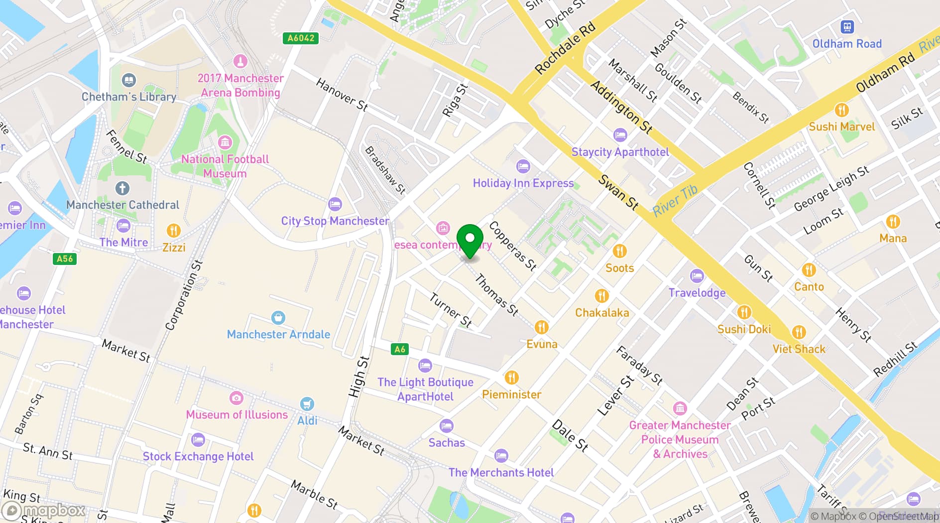 Map showing Trof