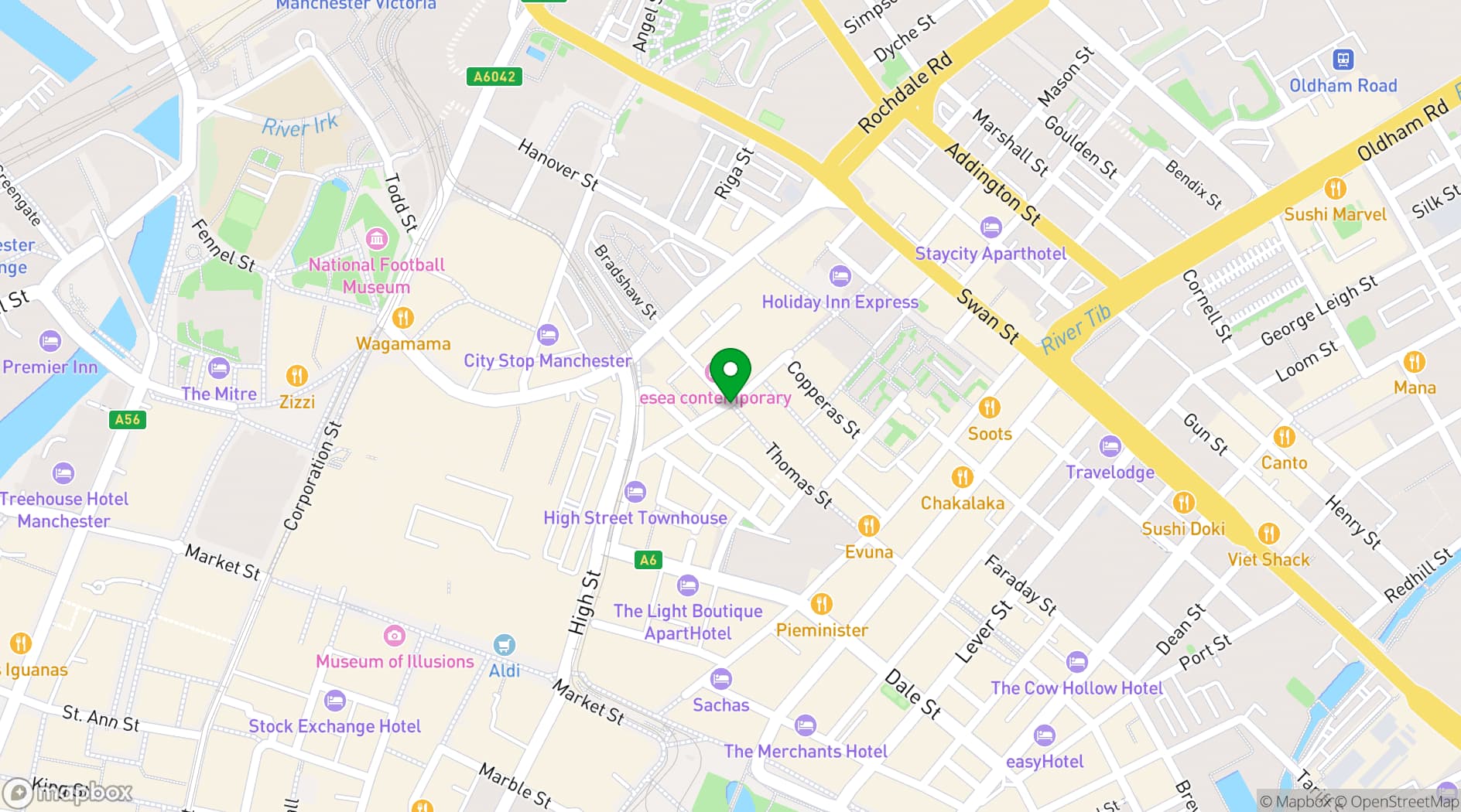 Map showing Foundry Project