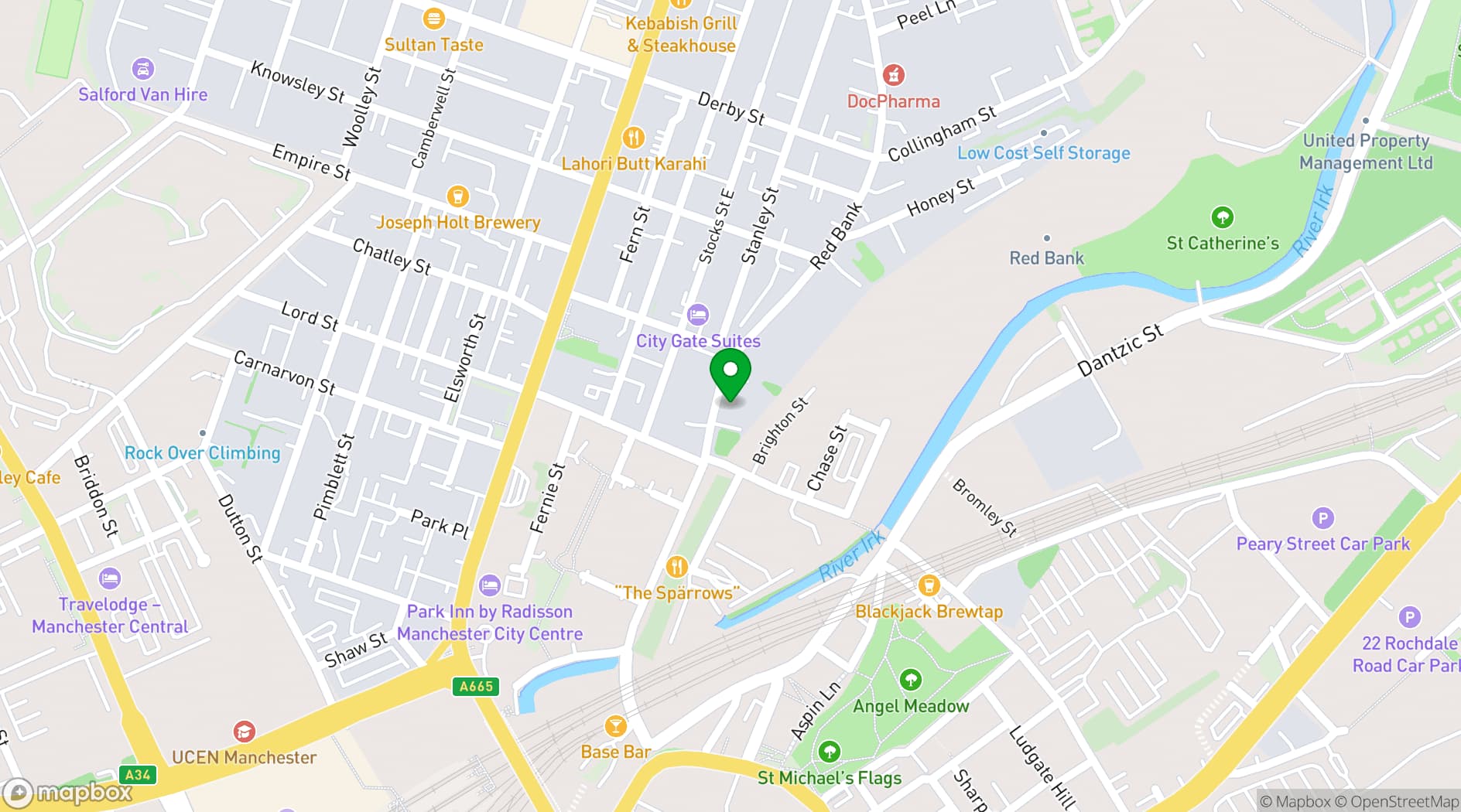 Map showing GRUB MCR