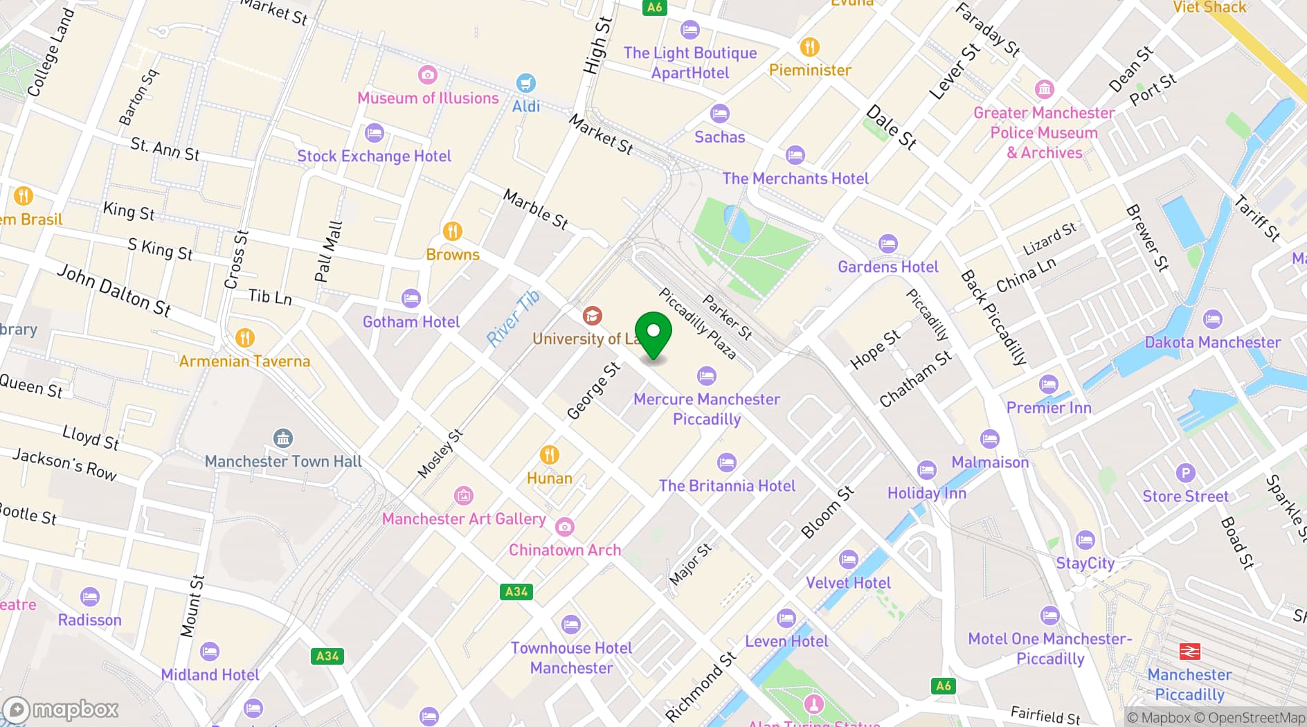 Map showing Namii Kitchen & Cocktails