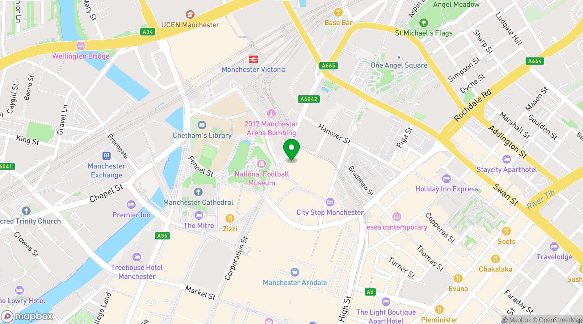 Map showing Orega Balloon Street