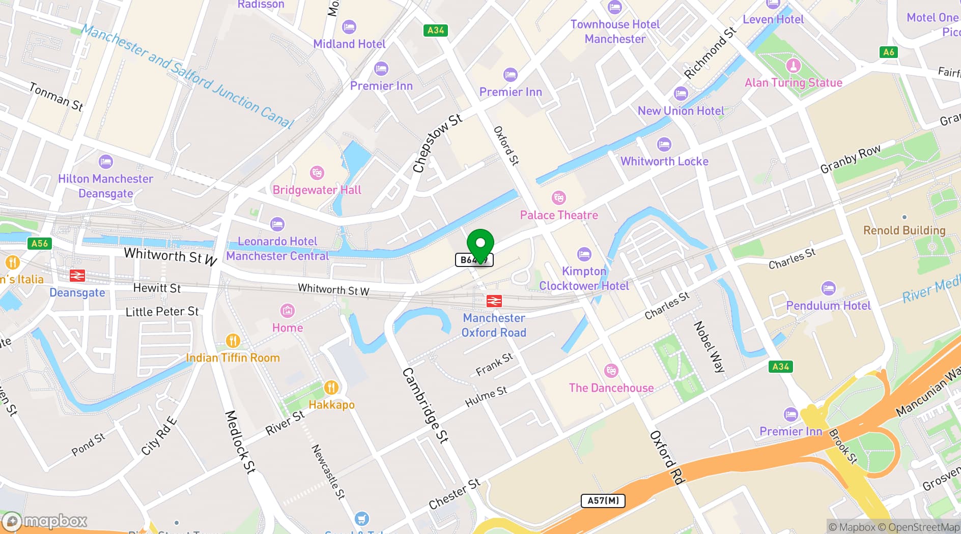 Map showing Gorilla