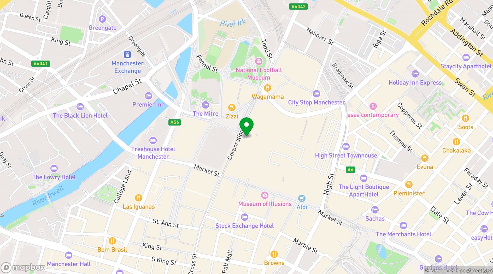 Map showing Urban Playground 