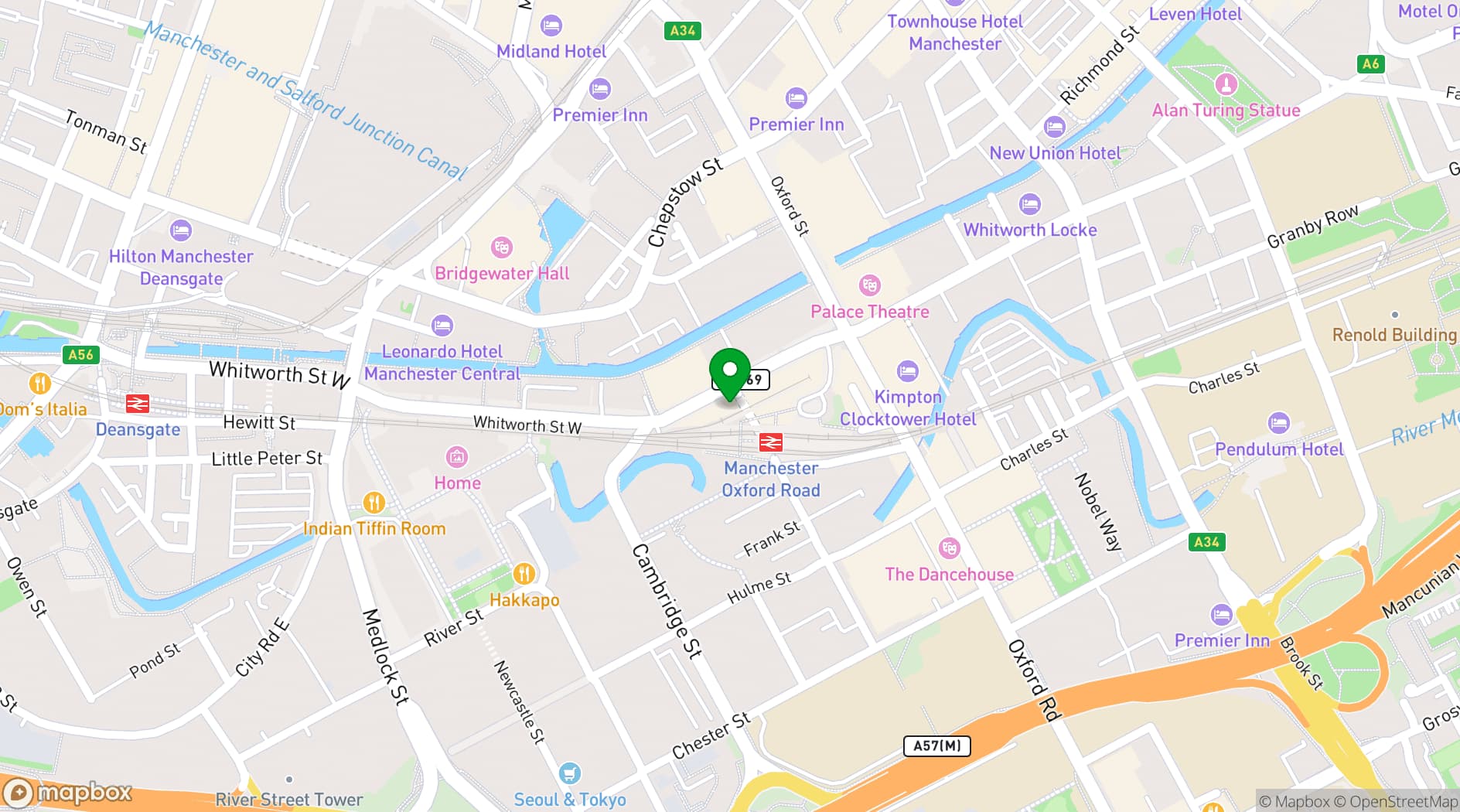 Map showing Dog Bowl