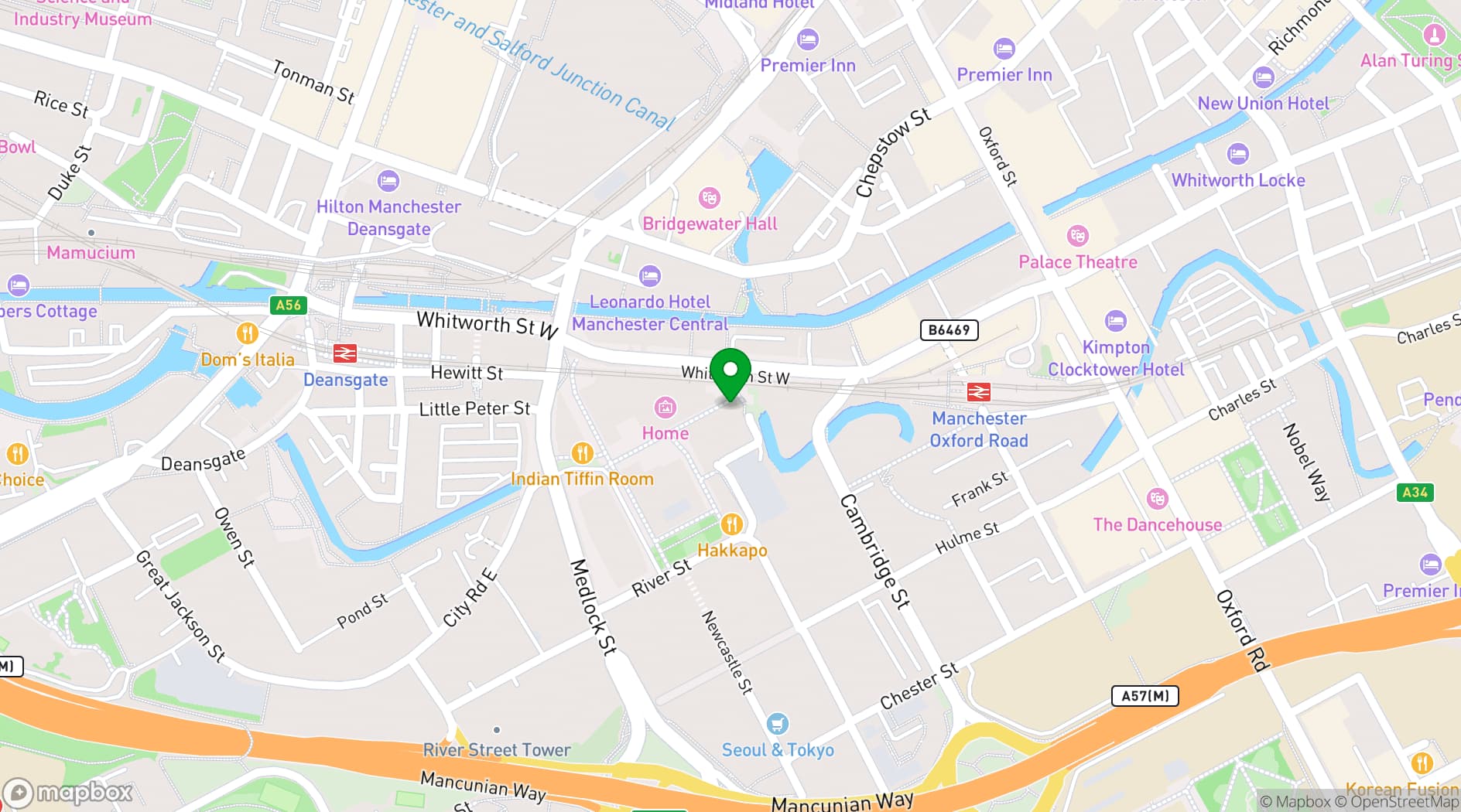 Map showing 9inety 6ix