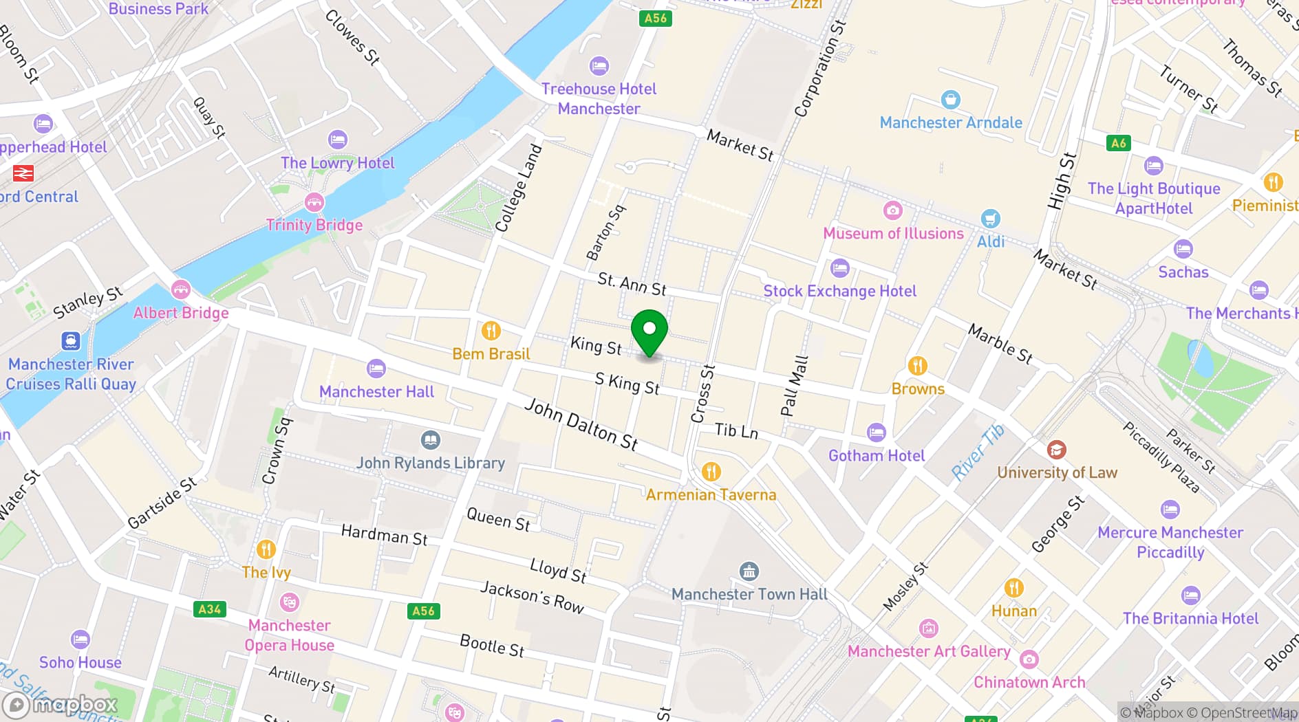Map showing El Gato Negro