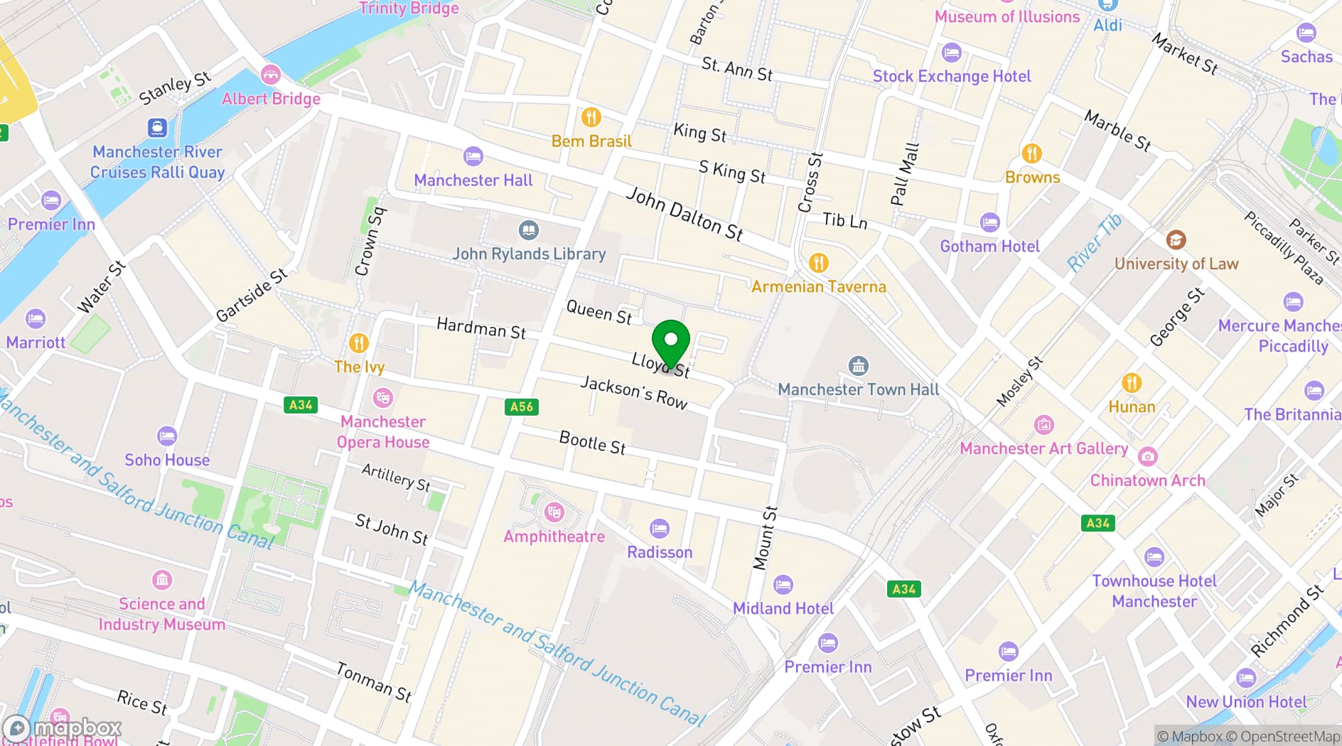 Map showing MNKY HSE