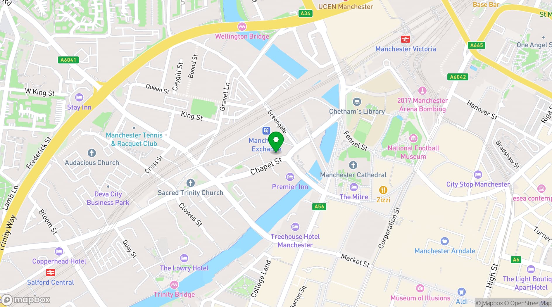 Map showing CitySuites I