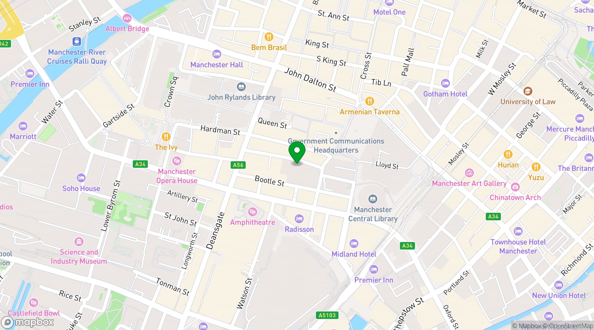 Map showing Circolo Popolare