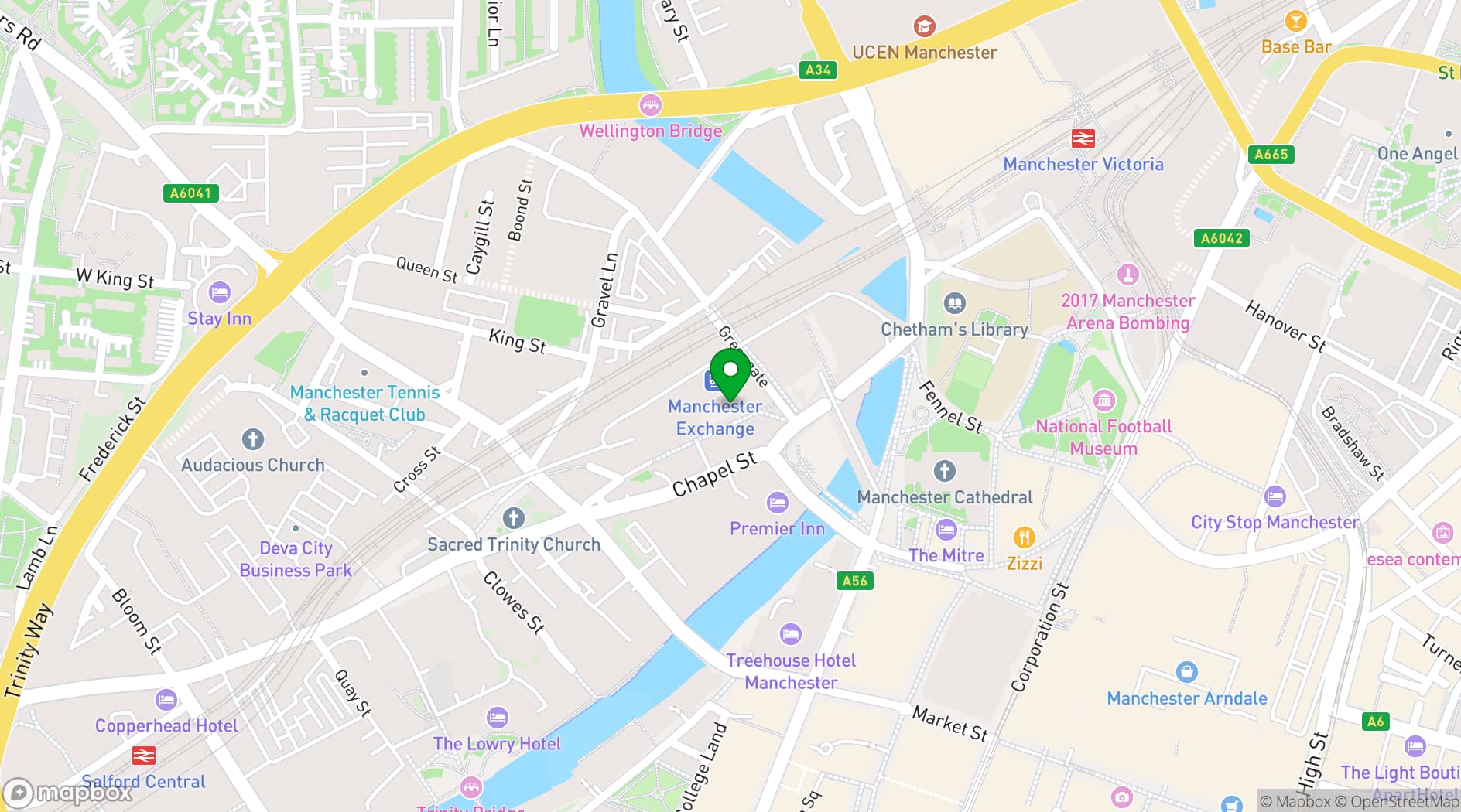 Map showing CitySuites II