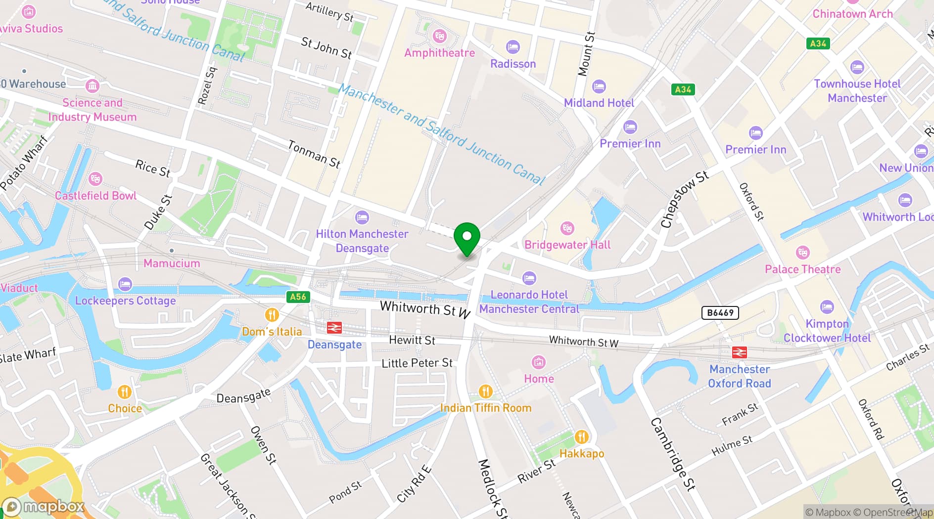 Map showing Viadux