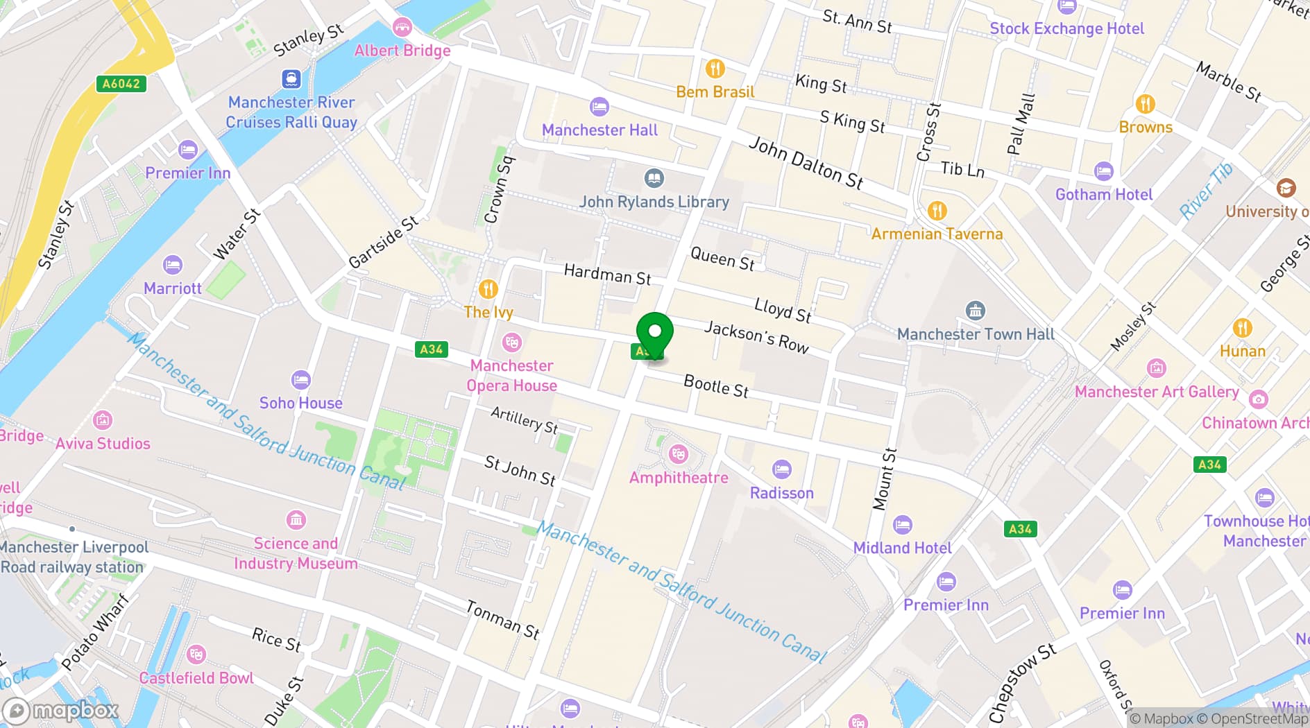 Map showing The Bear