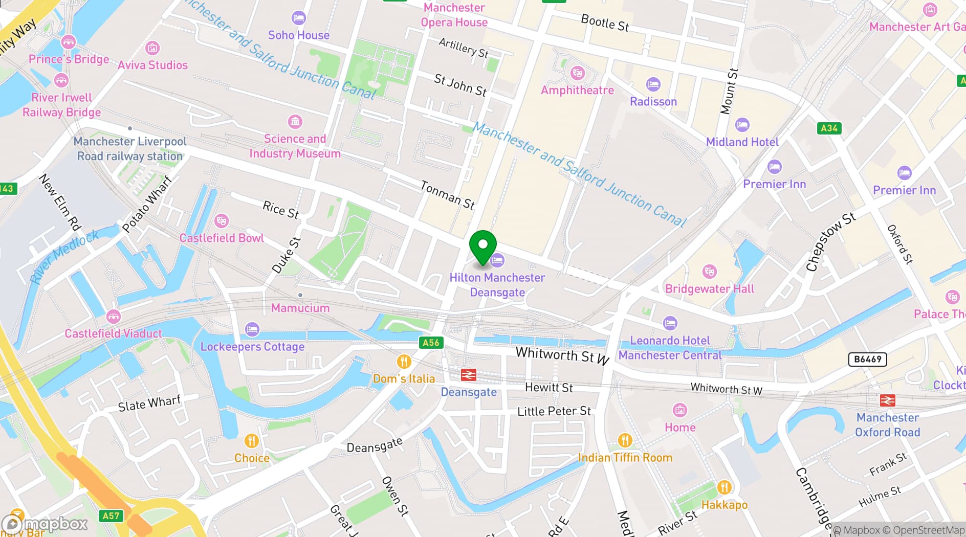 Map showing Cloud 23
