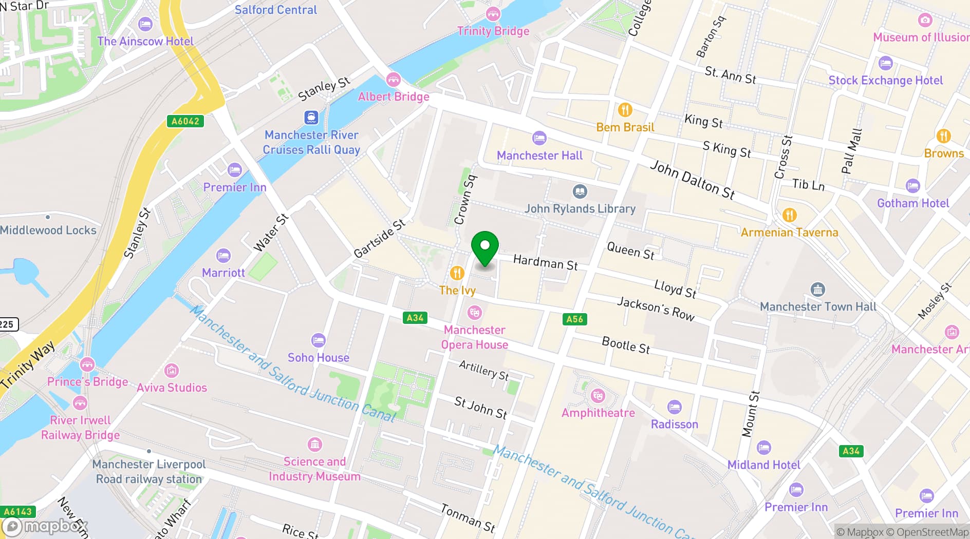 Map showing Banyan Bar & Kitchen