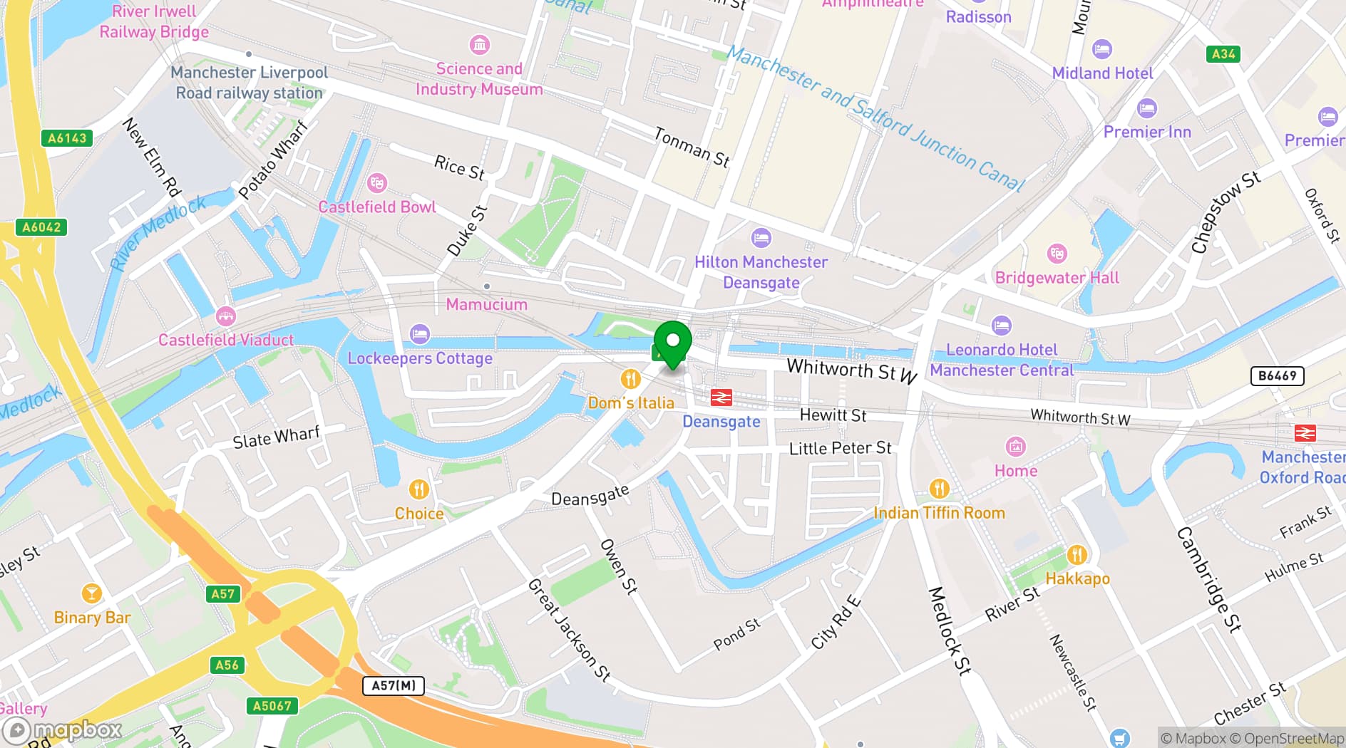 Map showing Atlas Bar