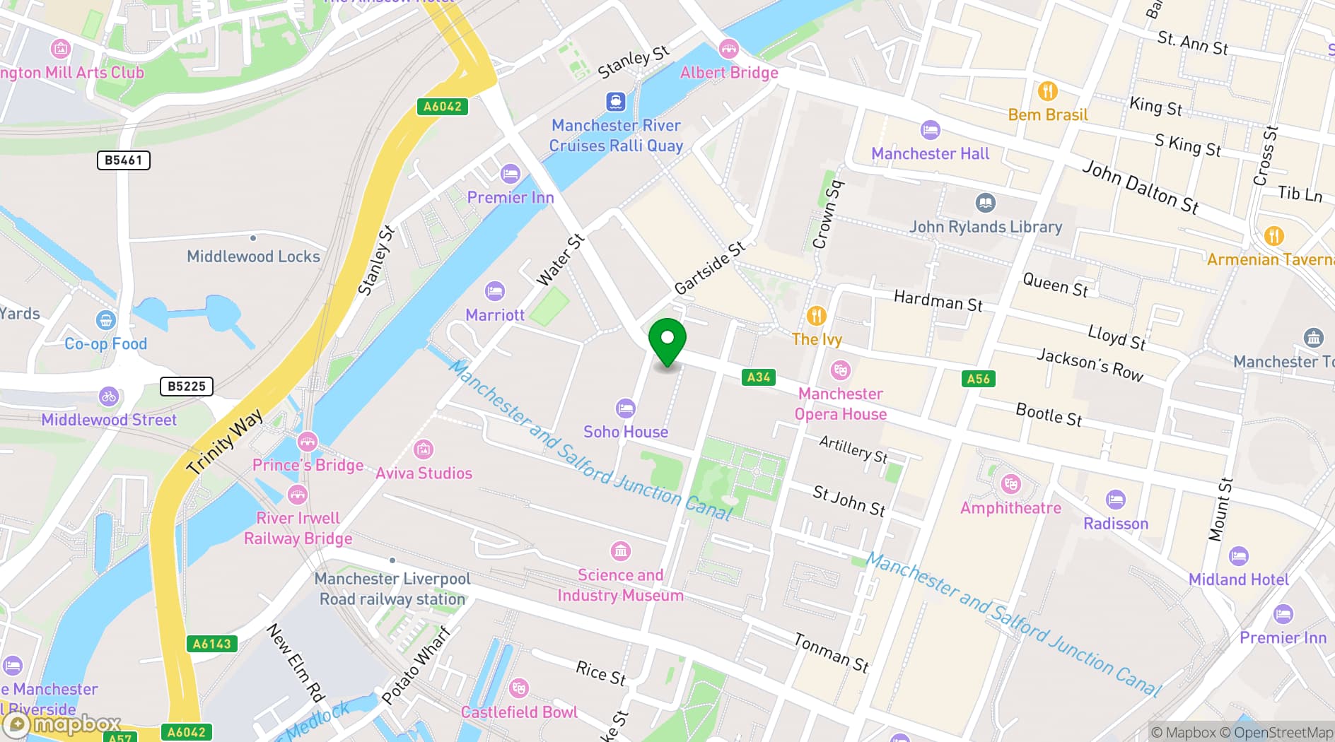 Map showing Bold