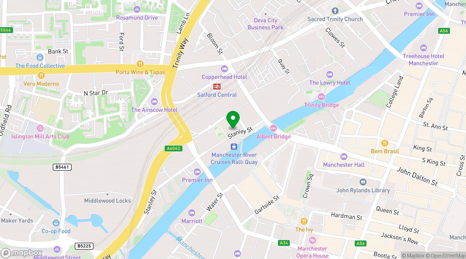Map showing Firefly