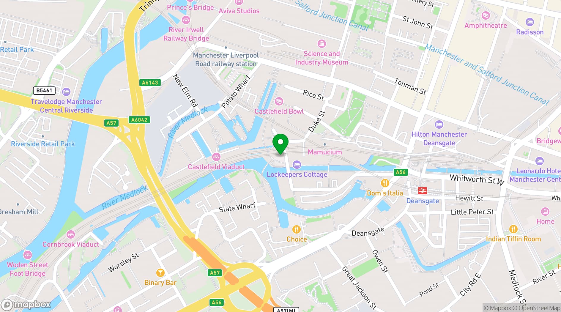 Map showing Barca Bar