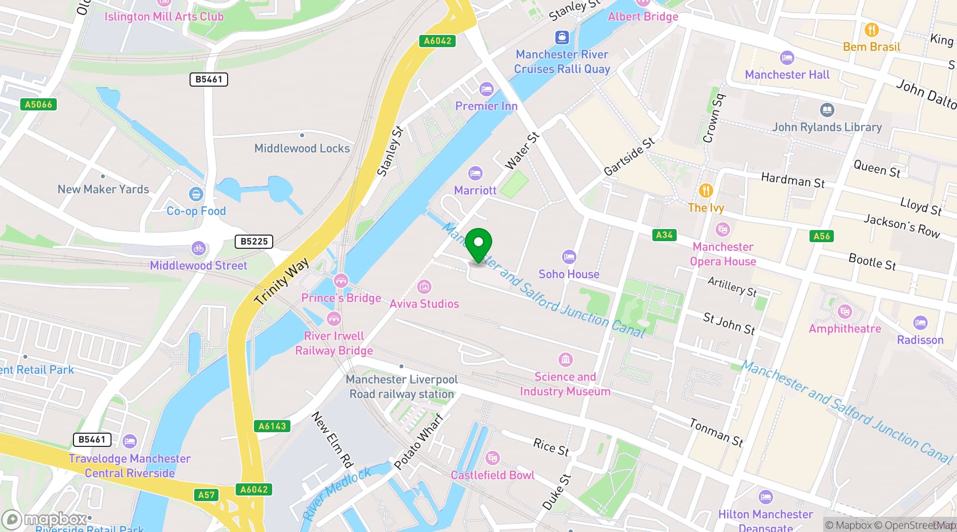 Map showing Courts Club
