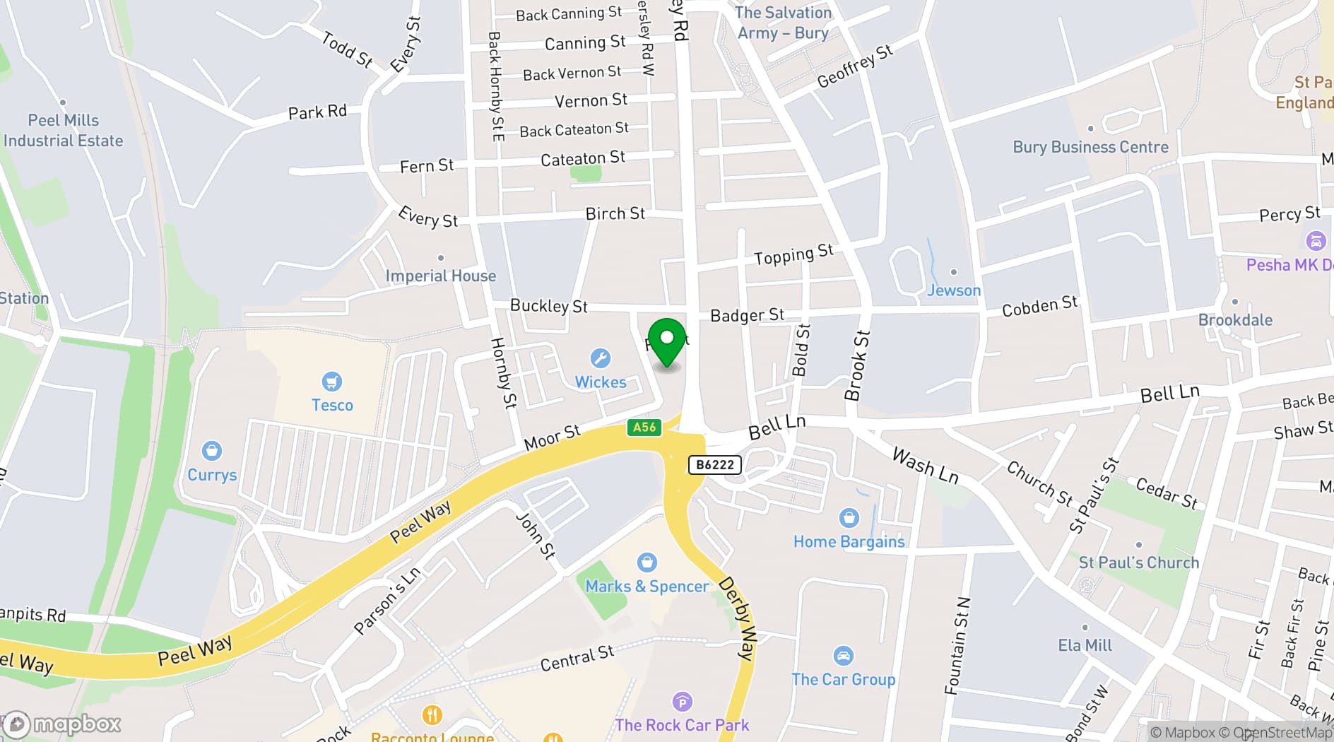 Map showing HUKD 