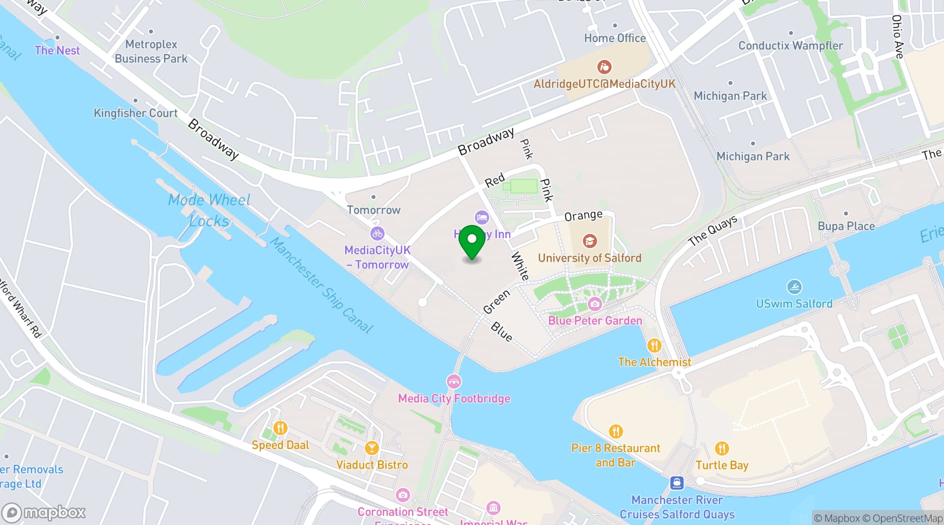 Map showing Host Social
