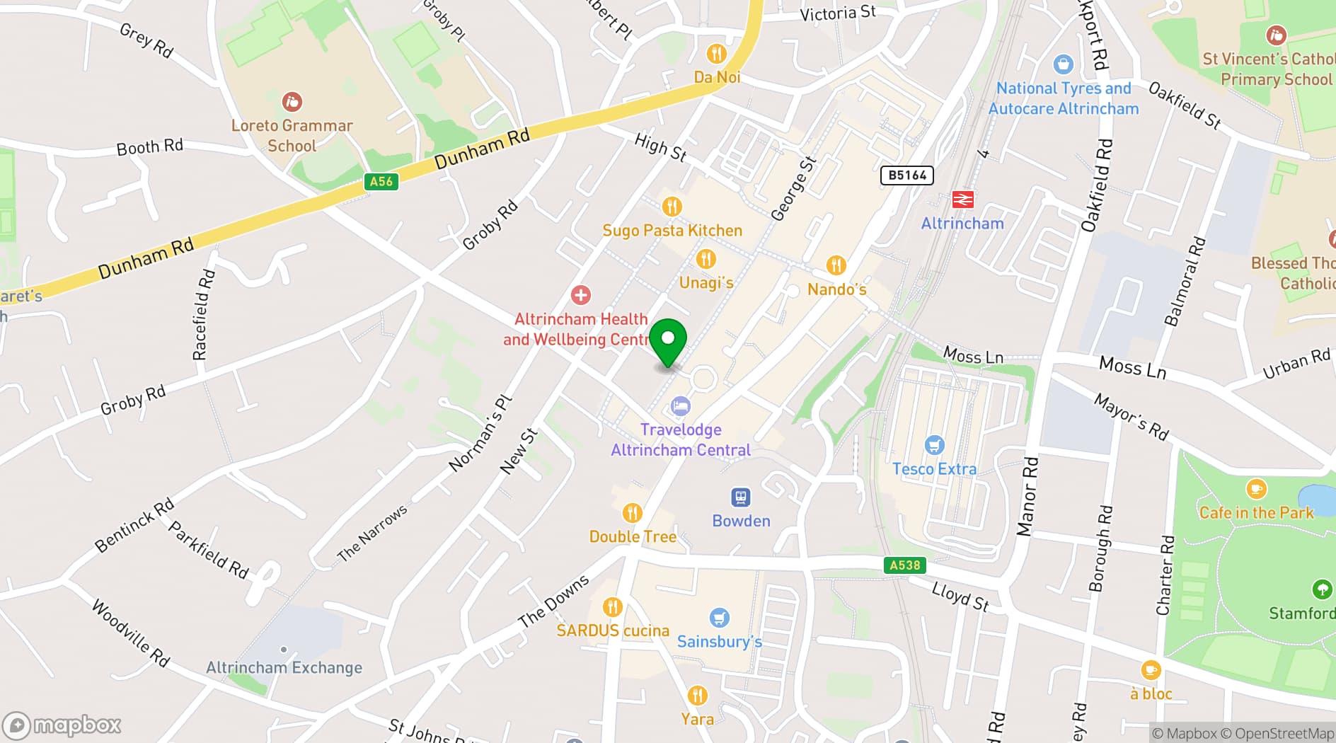 Map showing Fusion Creative Studios