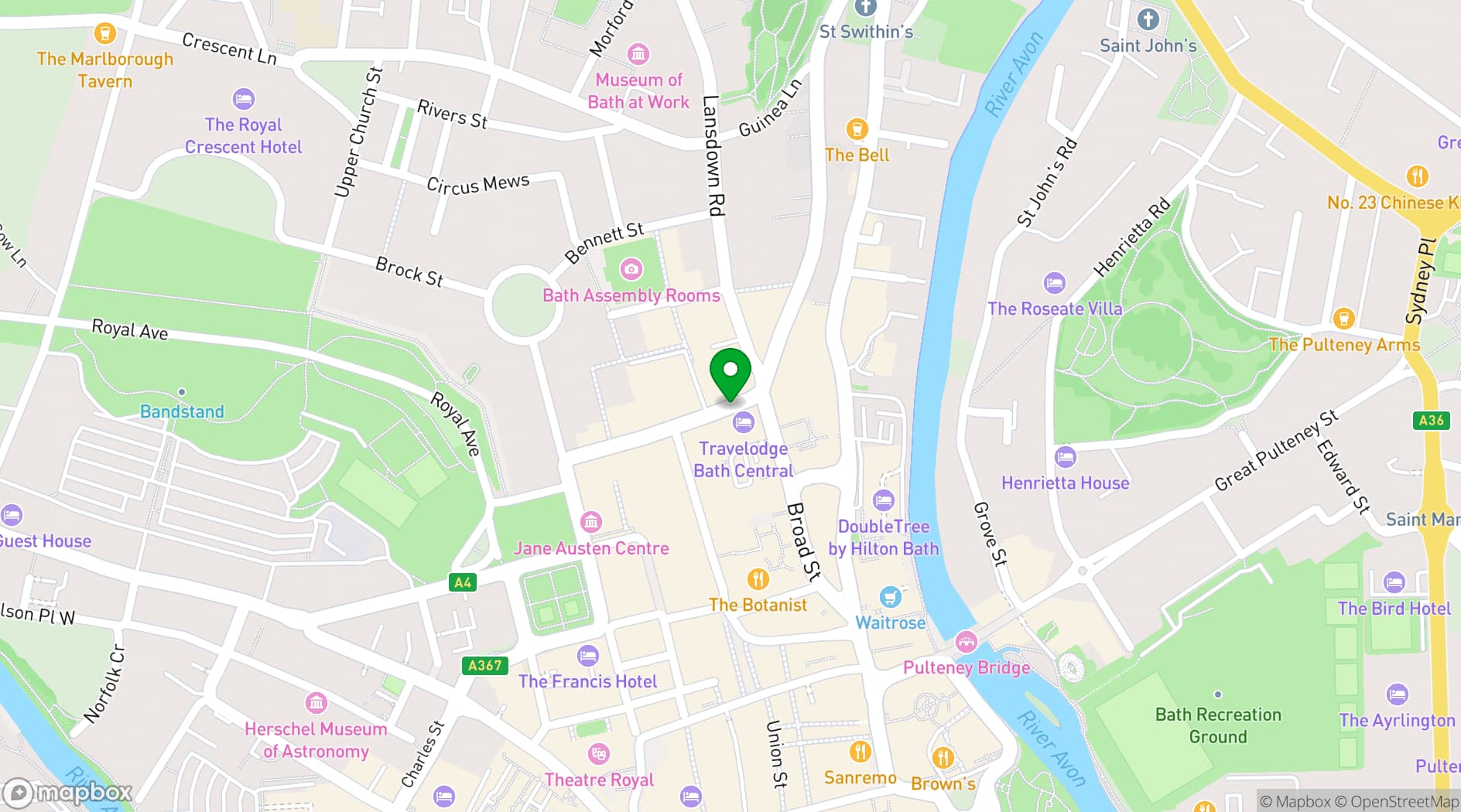 Map showing Robun