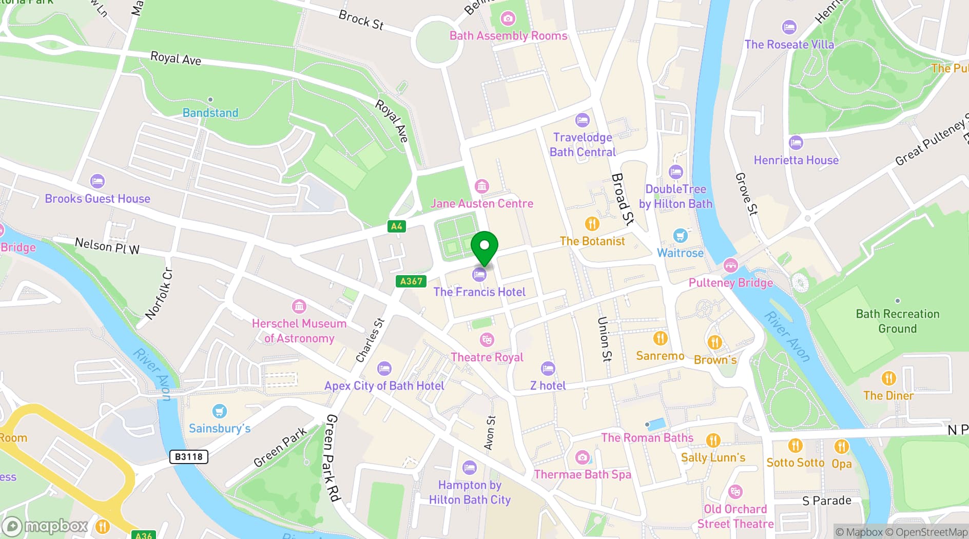 Map showing Boho Marche
