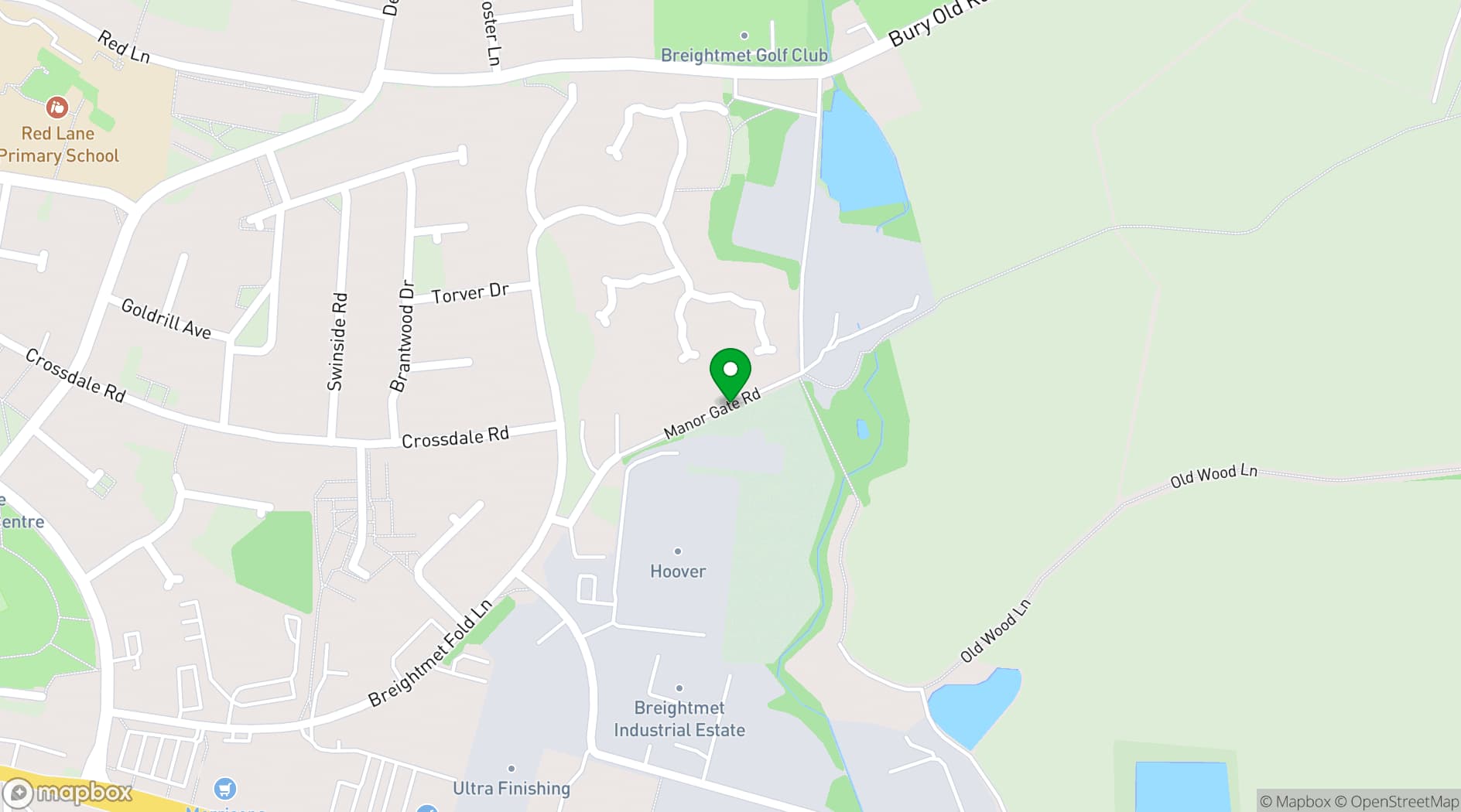 Map showing Redbridge Podcast Studio