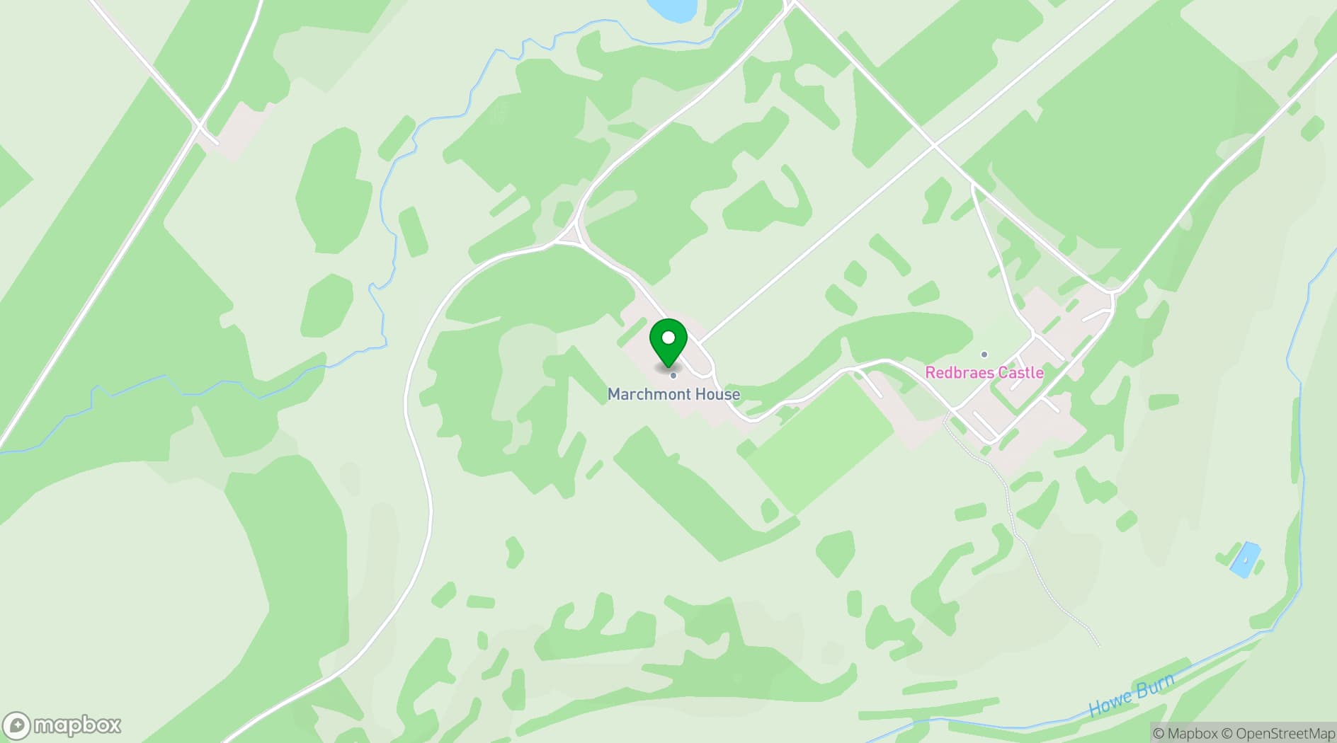 Map showing Marchmont House