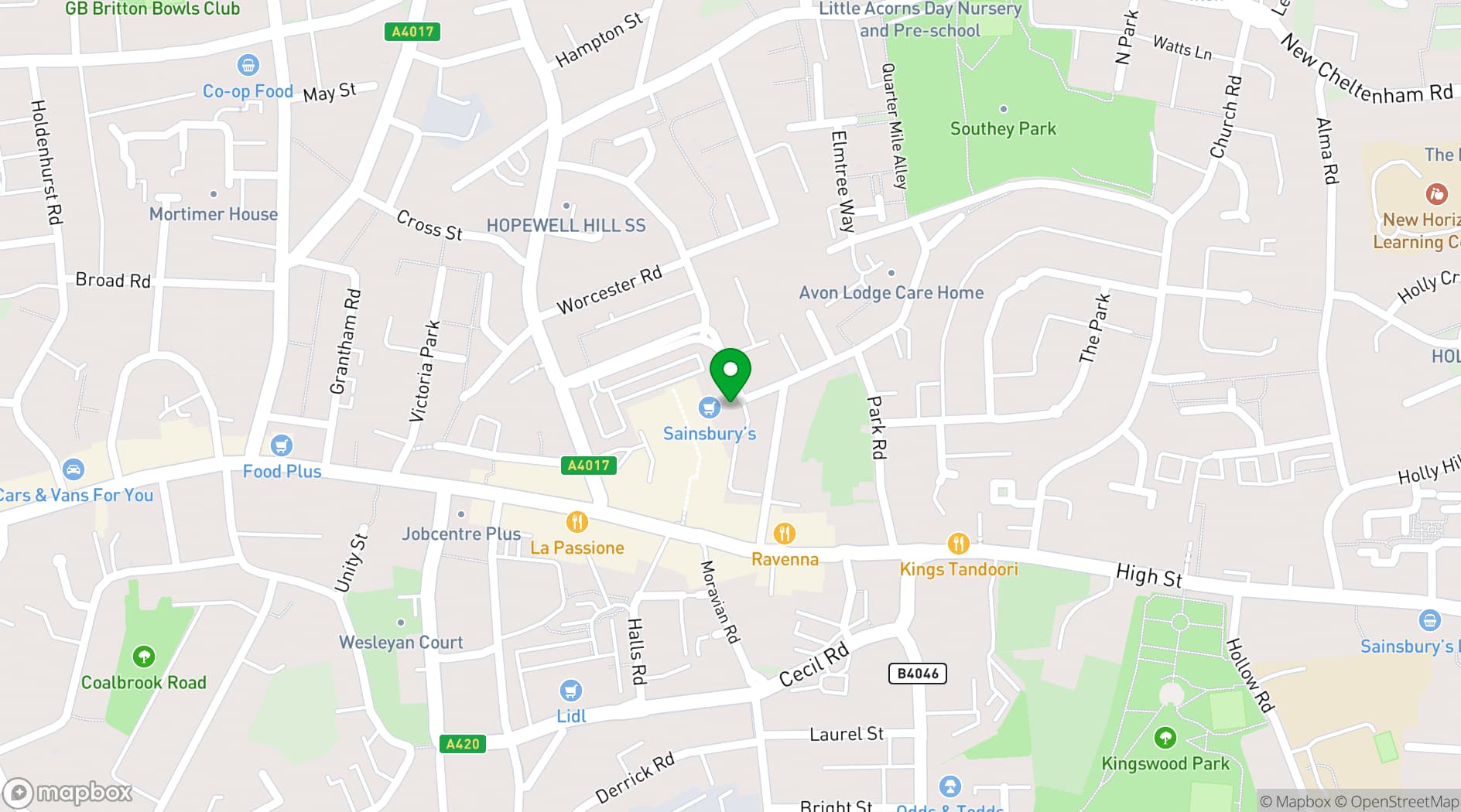 Map showing Lost in the Reads