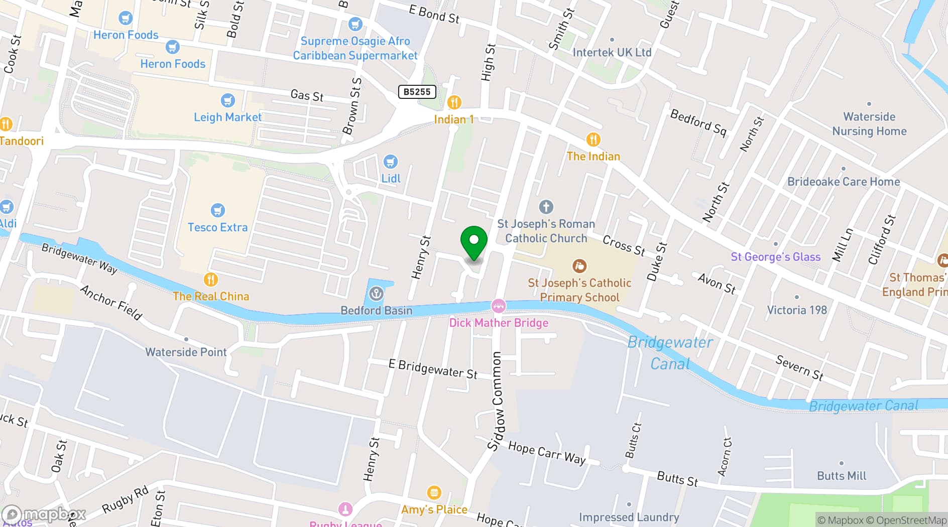 Map showing Unicorn Office Space
