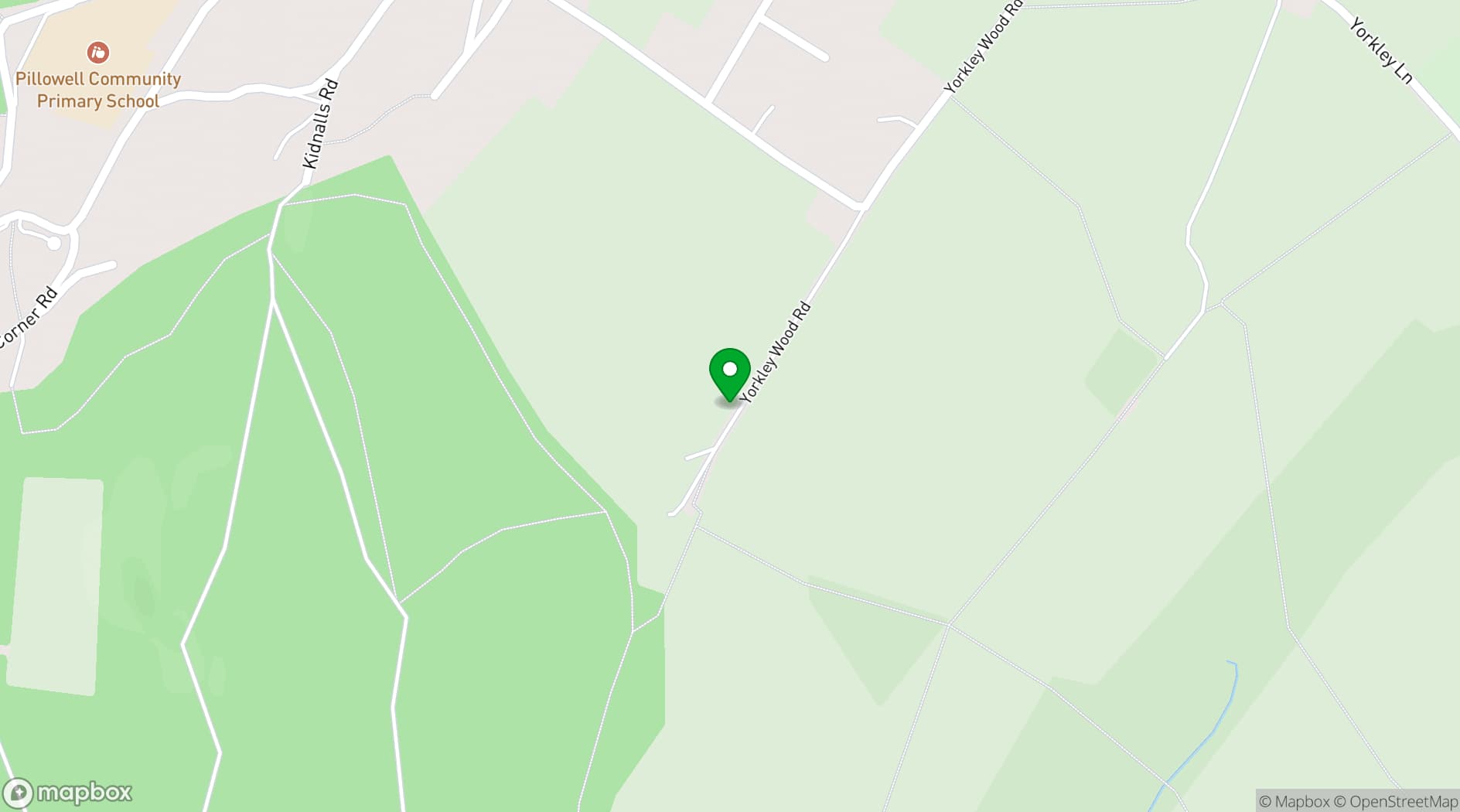 Map showing Deanwood Barn Conference Centre