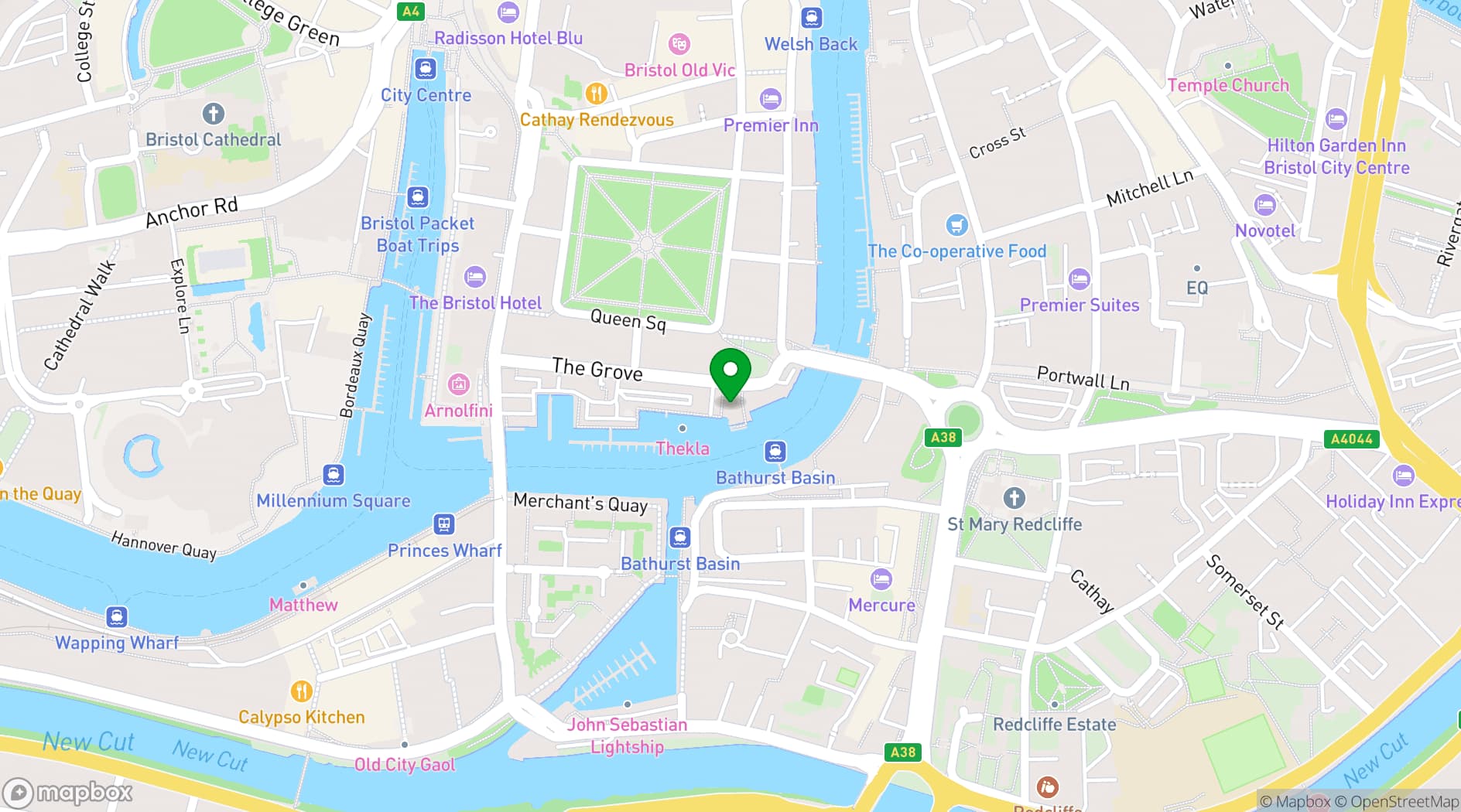 Map showing Riverstation