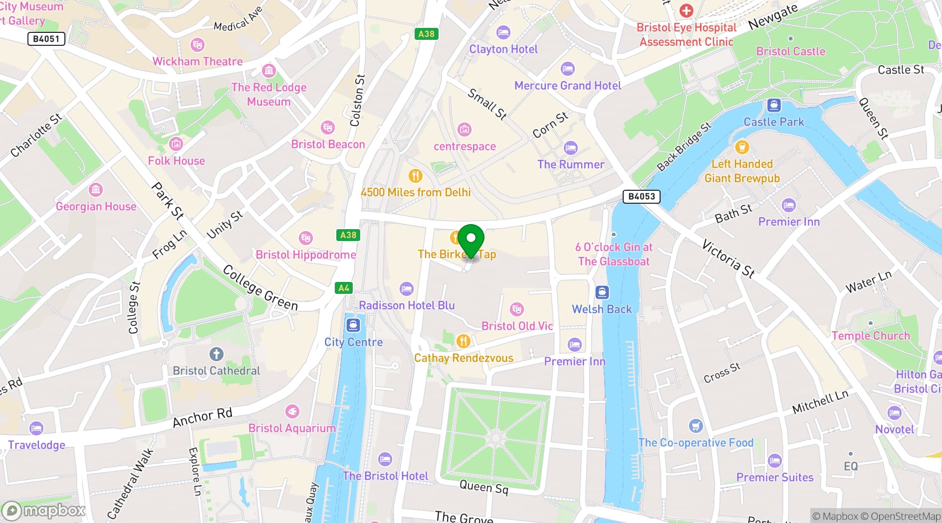 Map showing Armada House
