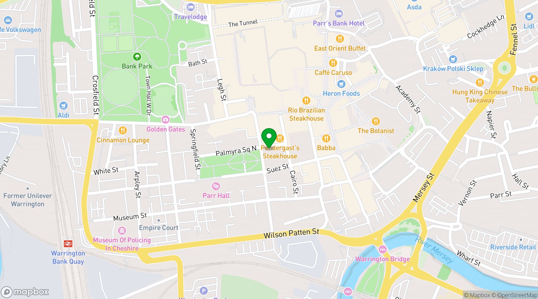 Map showing Bold Street House