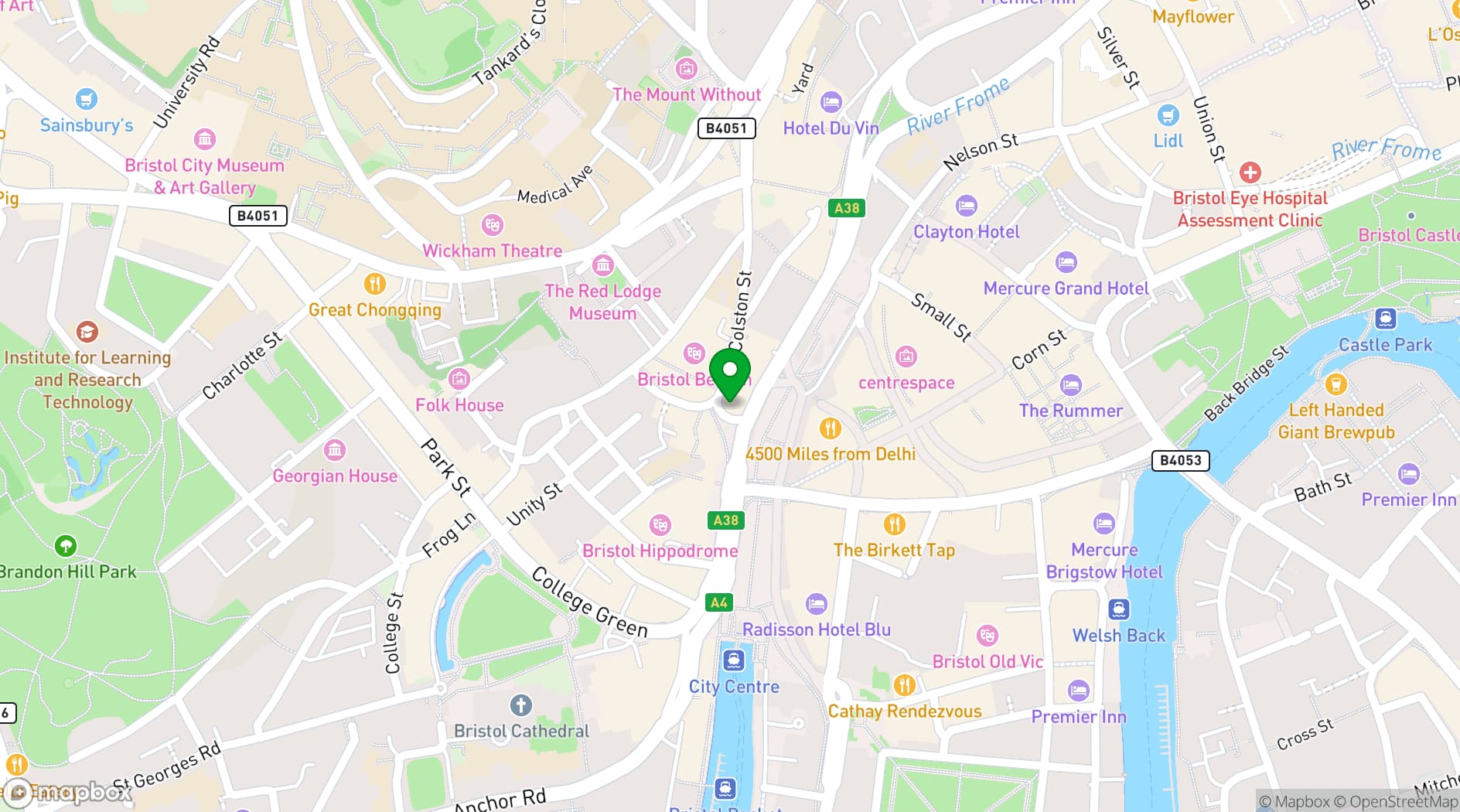 Map showing Bambalan