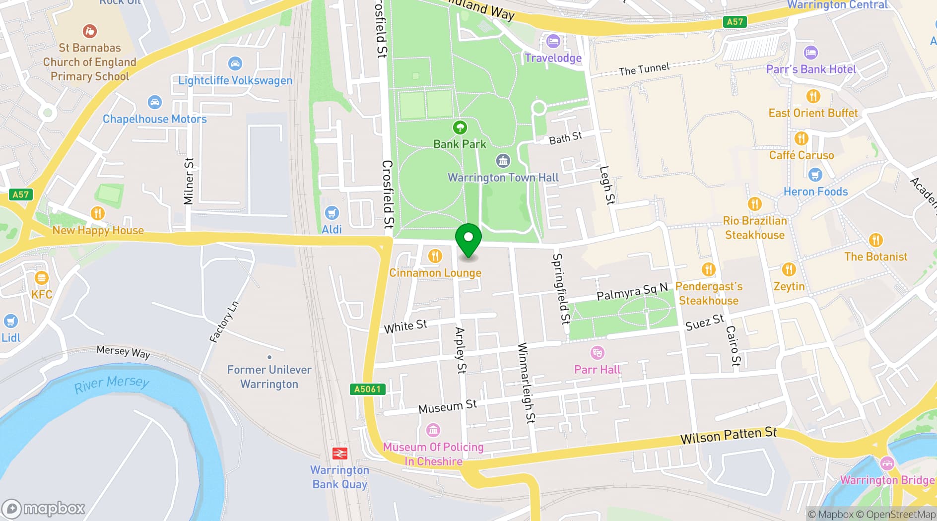 Map showing Outset