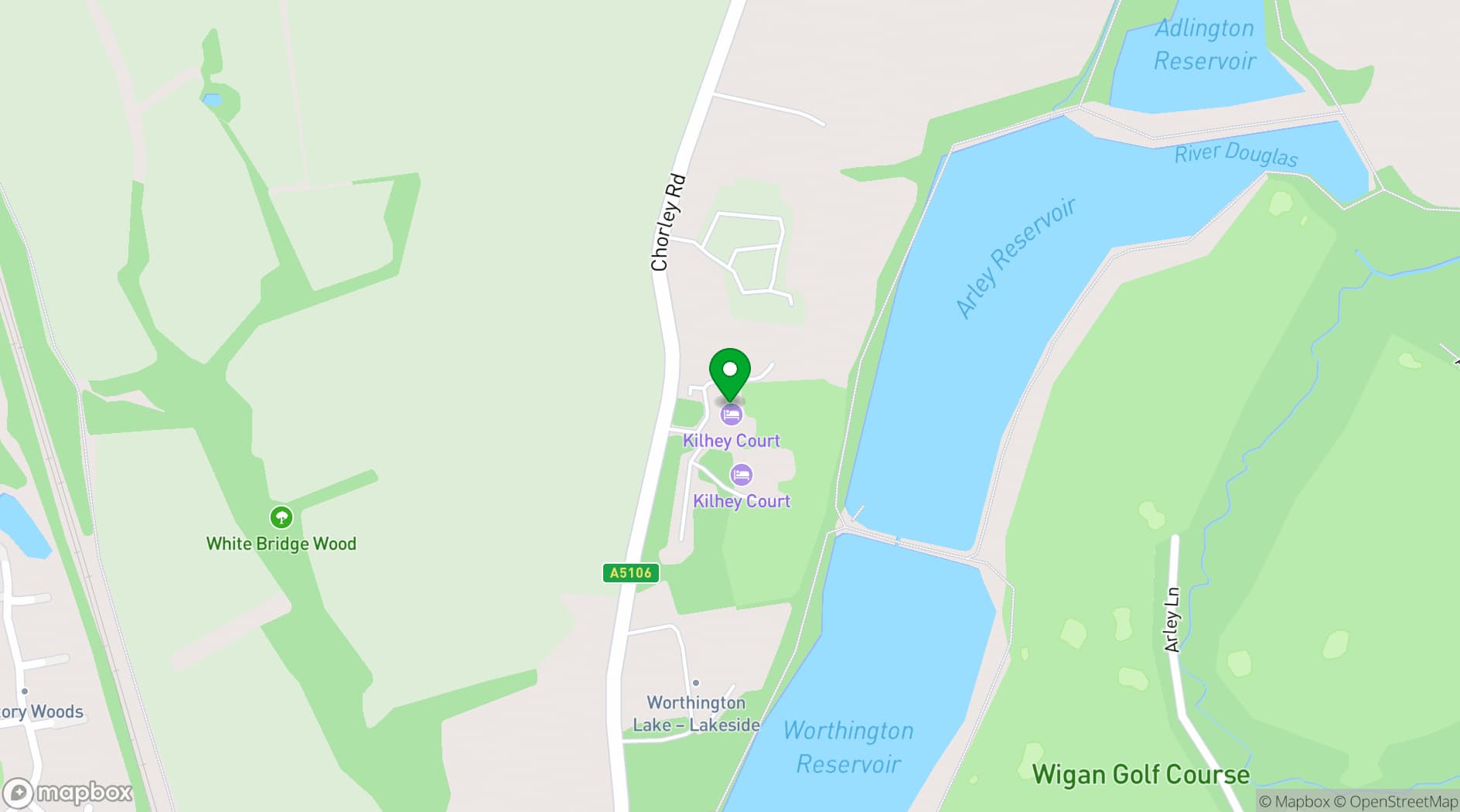 Map showing Macdonald Kilhey Court